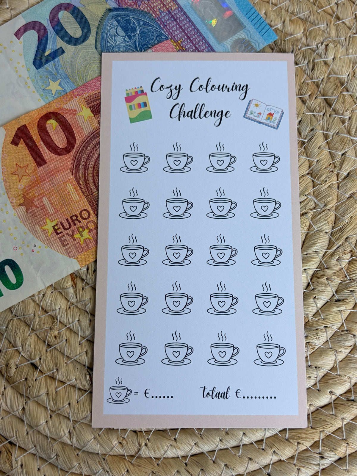 Cozy Colouring challenge A6