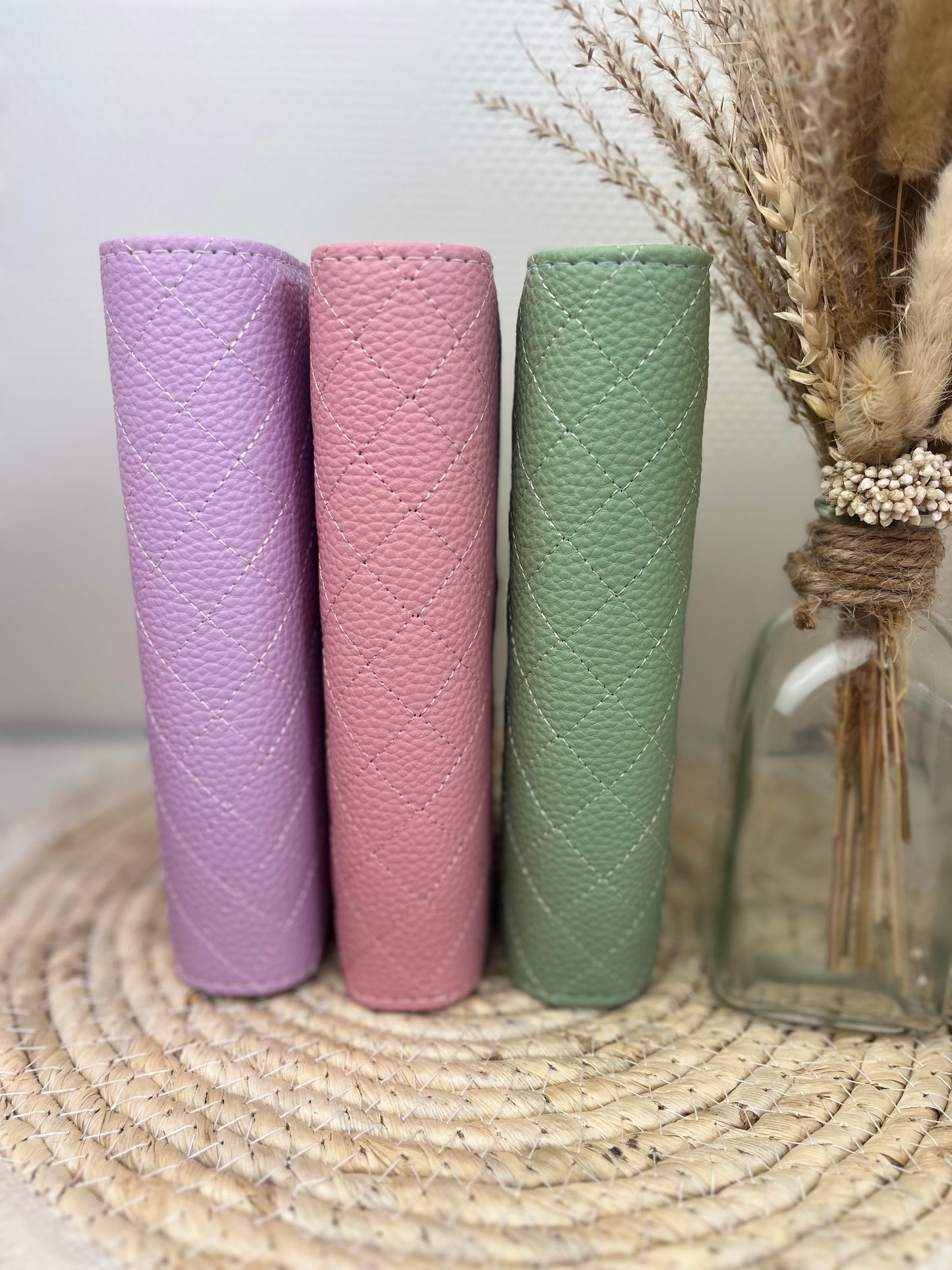 Luxe pebble binder roze