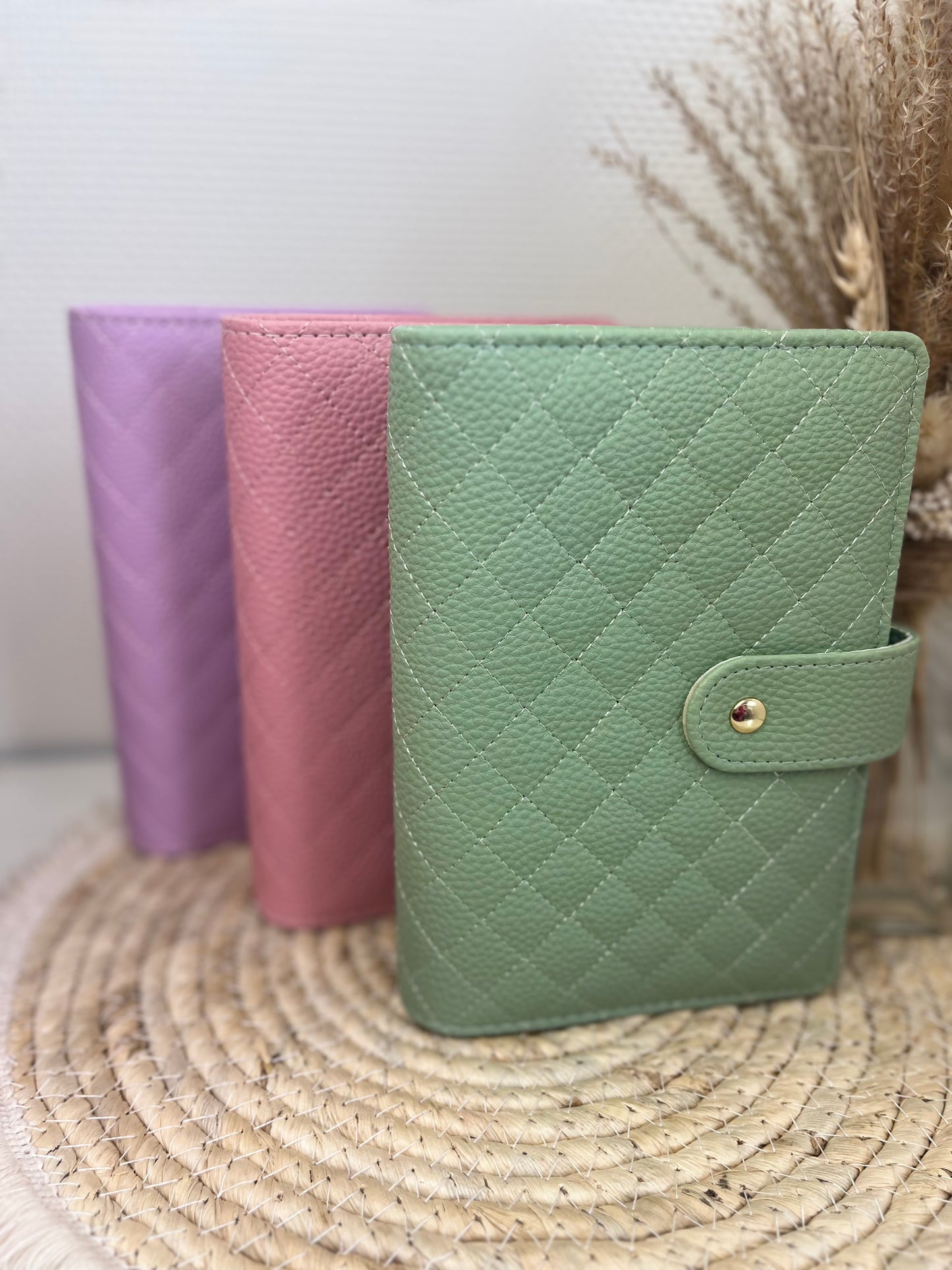 Luxe pebble binder Lila