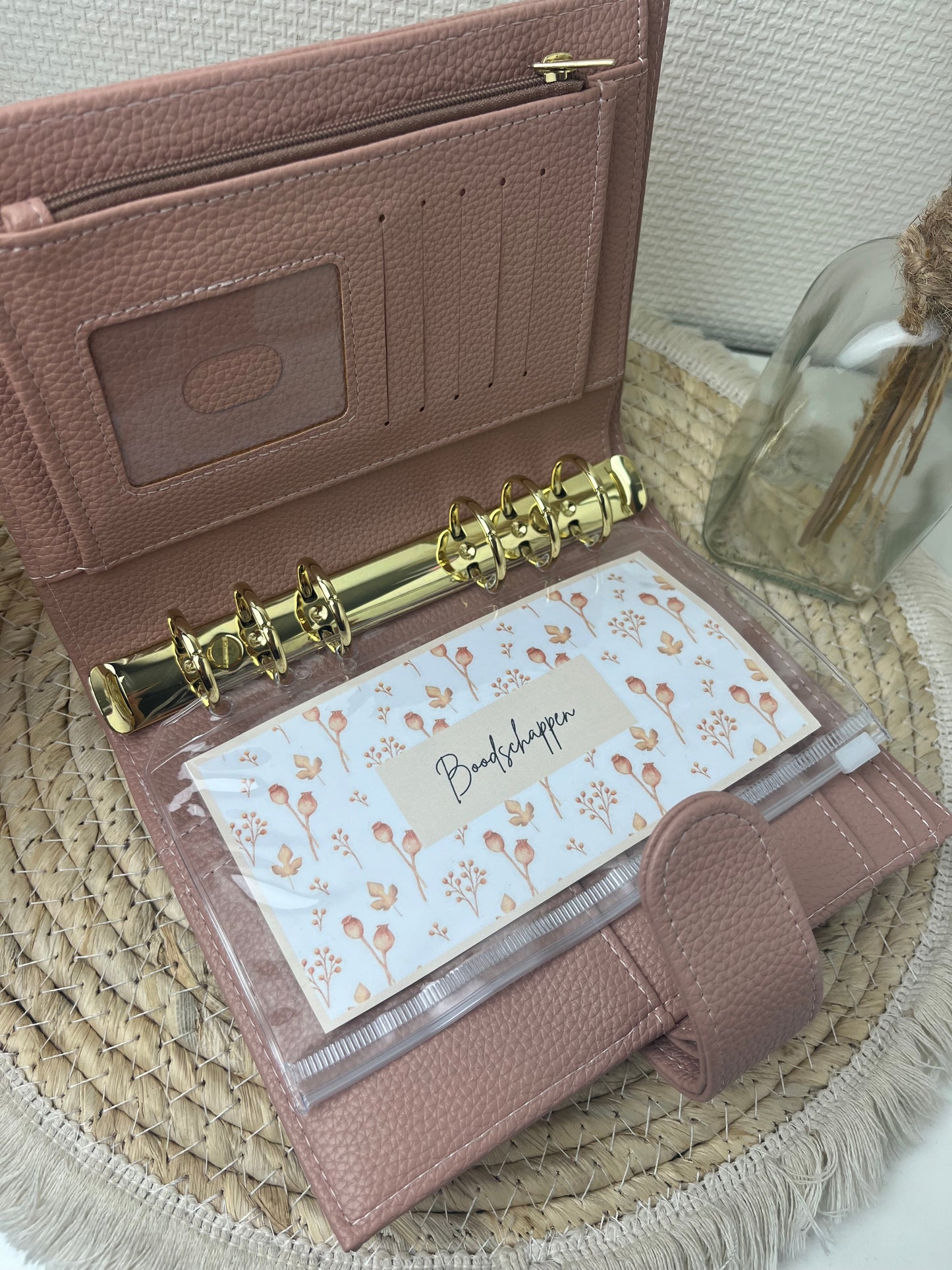 Candy binder oud roze a6