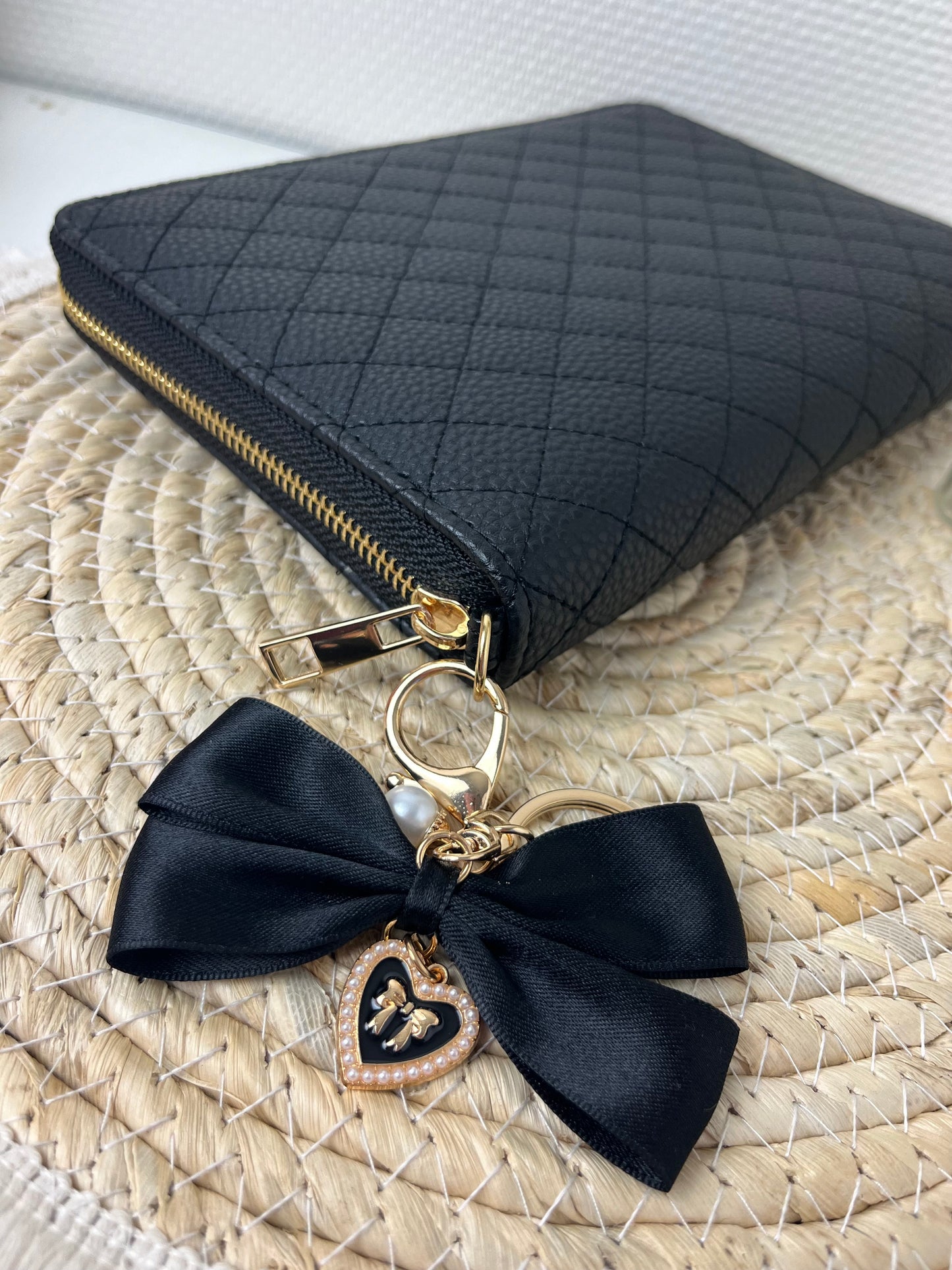 Luxe rits binder zwart