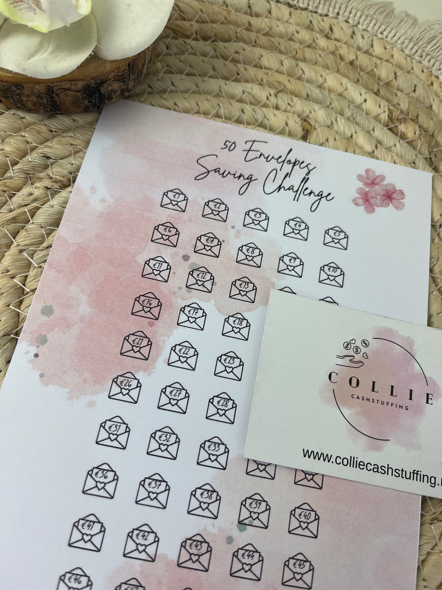 A5 50 envelope challenge €1275
