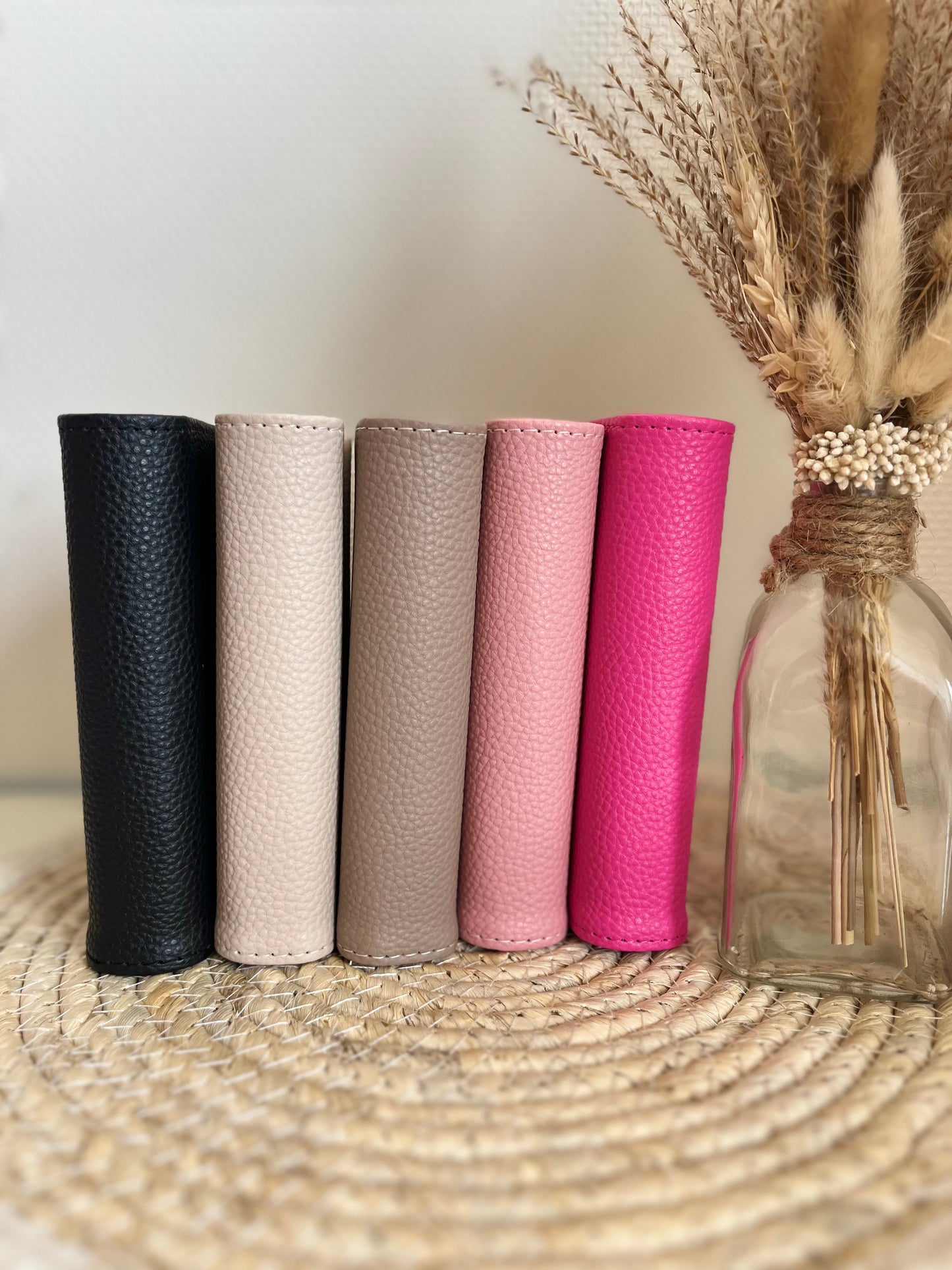 Luxe A7 portemonnee binder hotpink