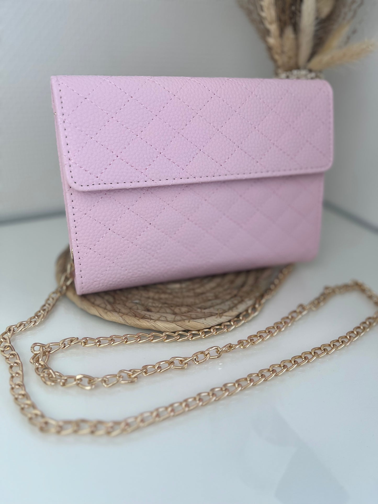 Luxe envelop binder pebble Babypink
