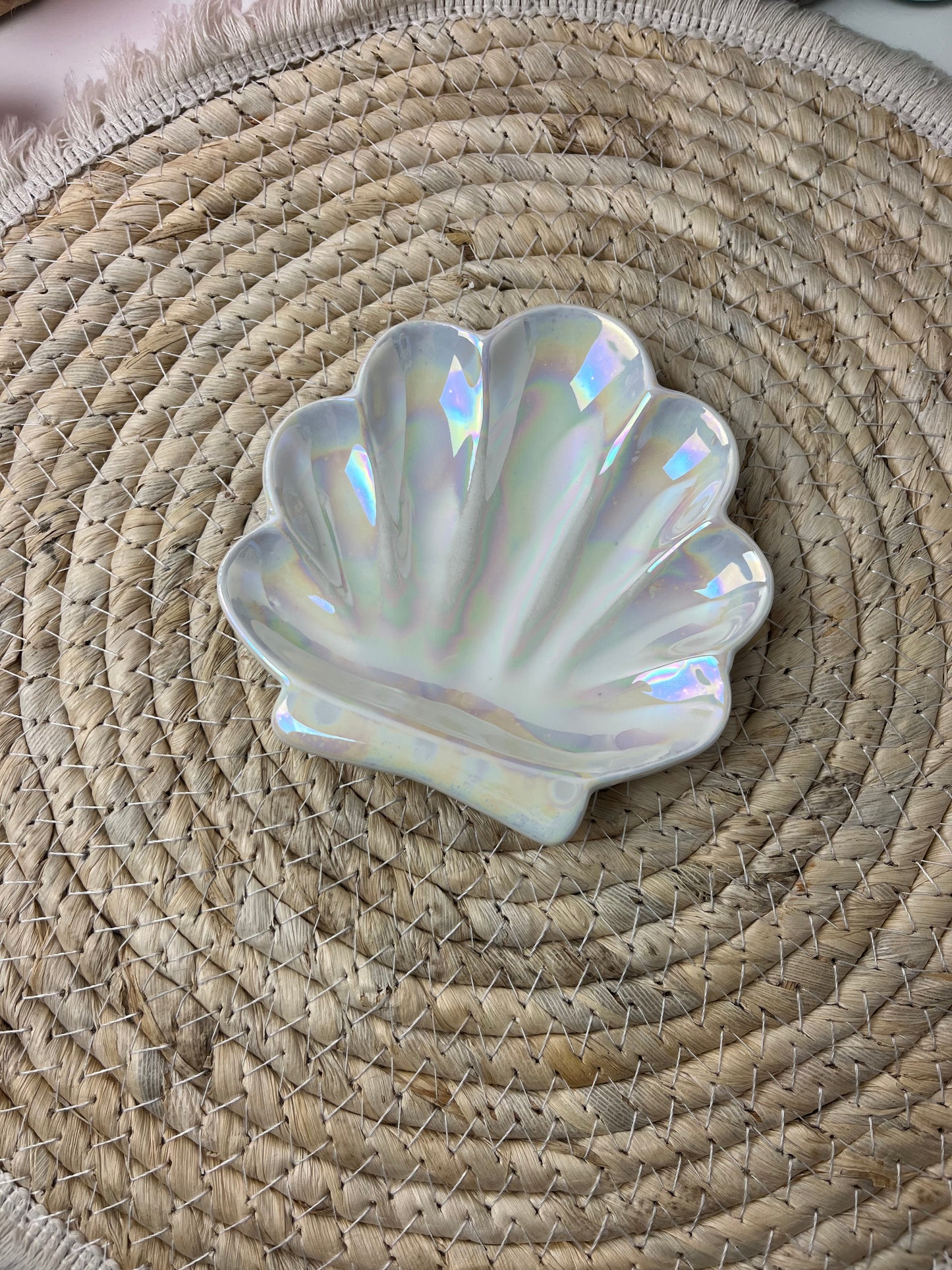 Geld schaaltje schelp parelmoer
