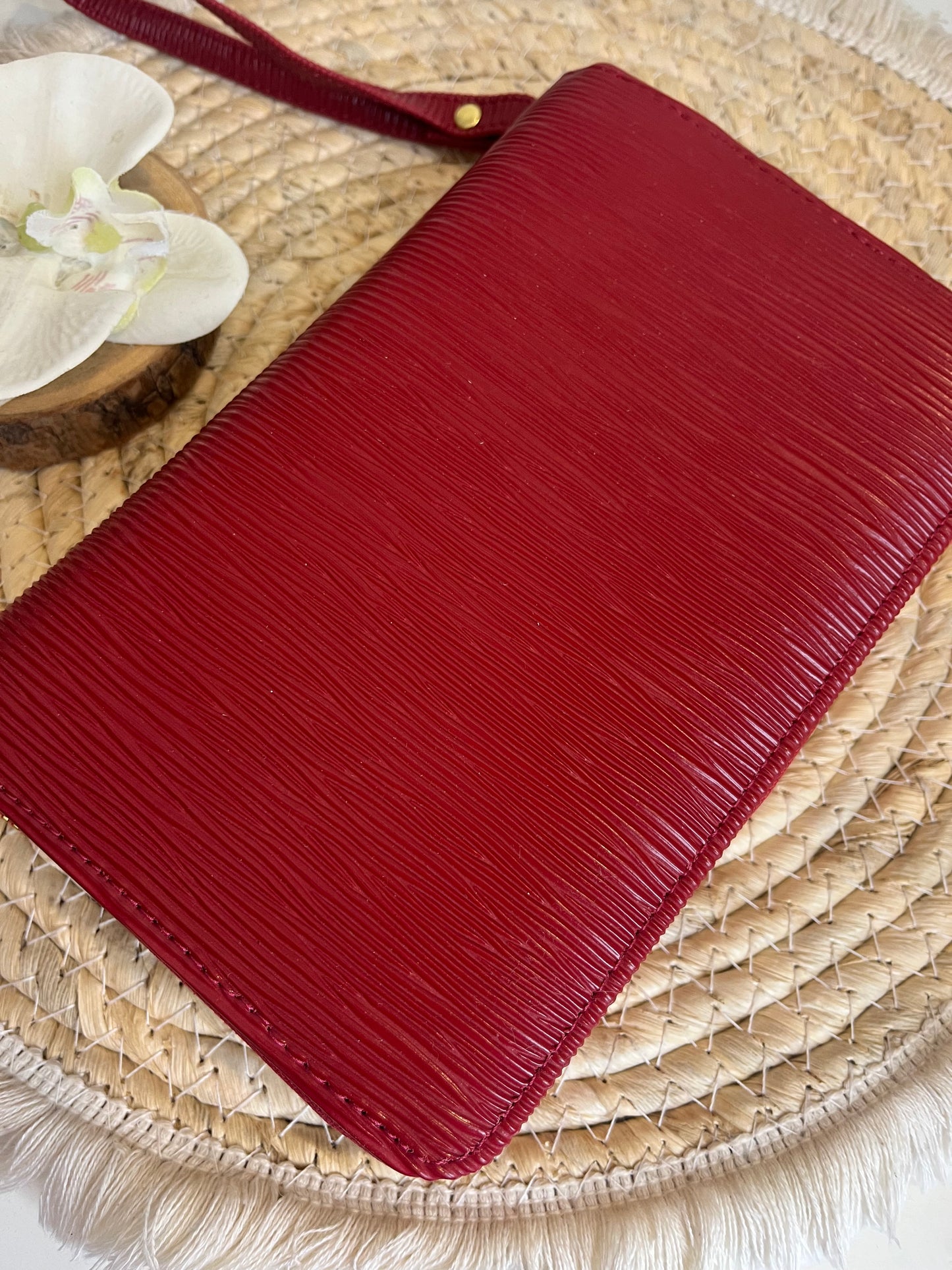 A6 portemonnee binder Bordeaux