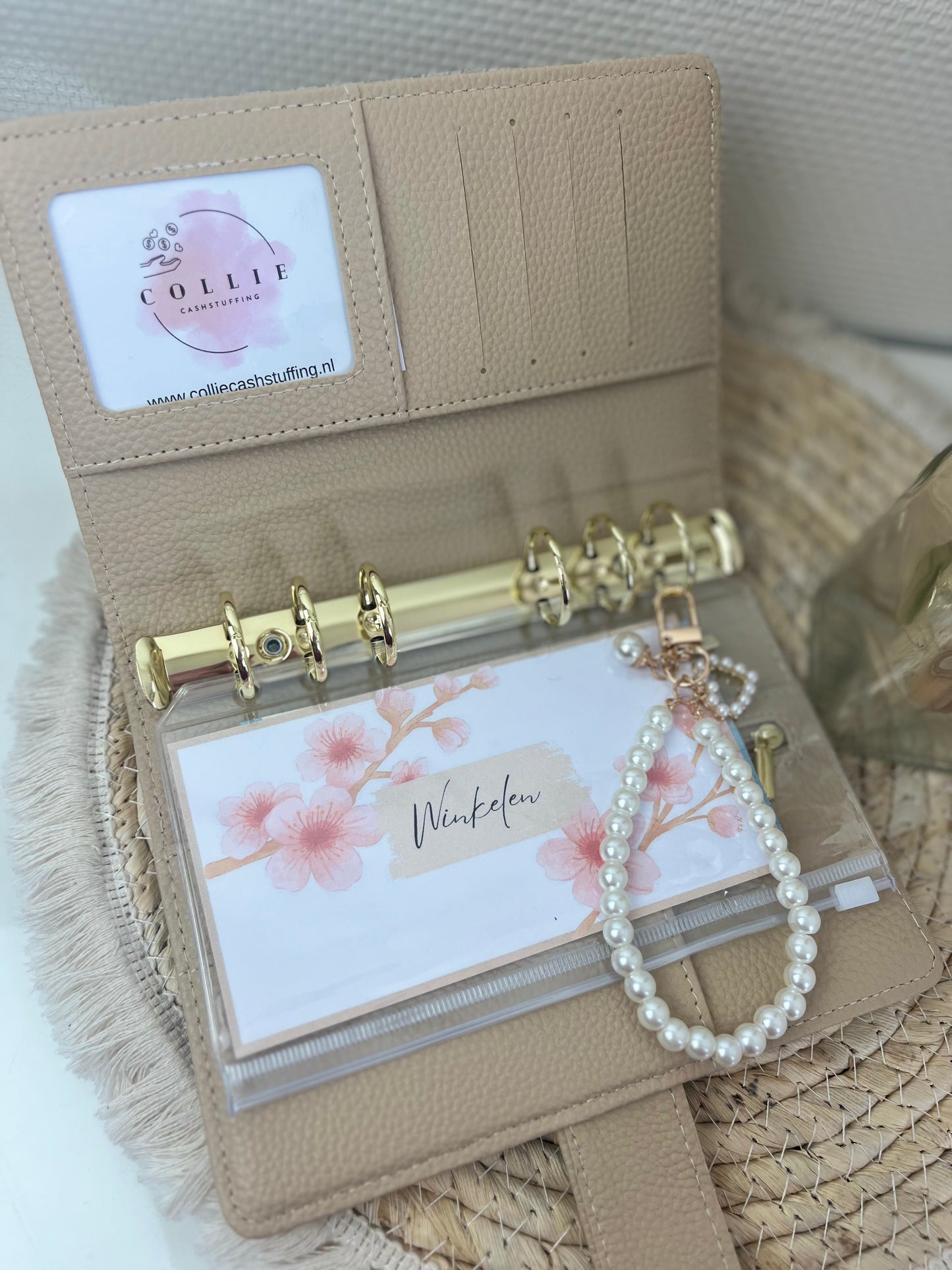 Luxe pebble binder oatmeal