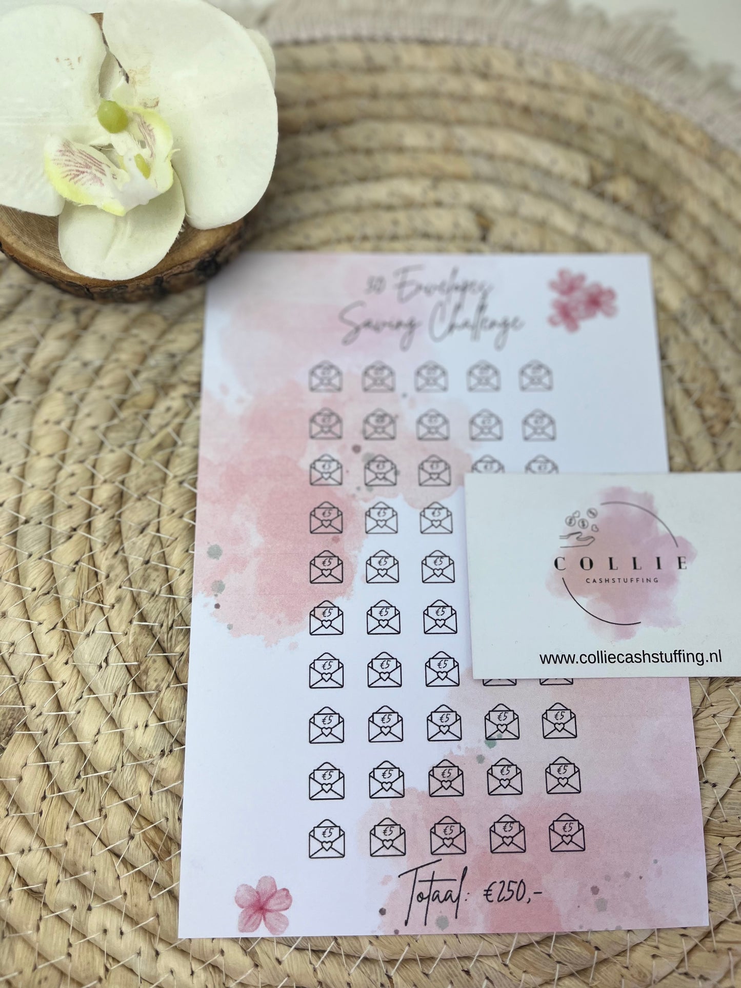 A5 50 envelope challenge €5