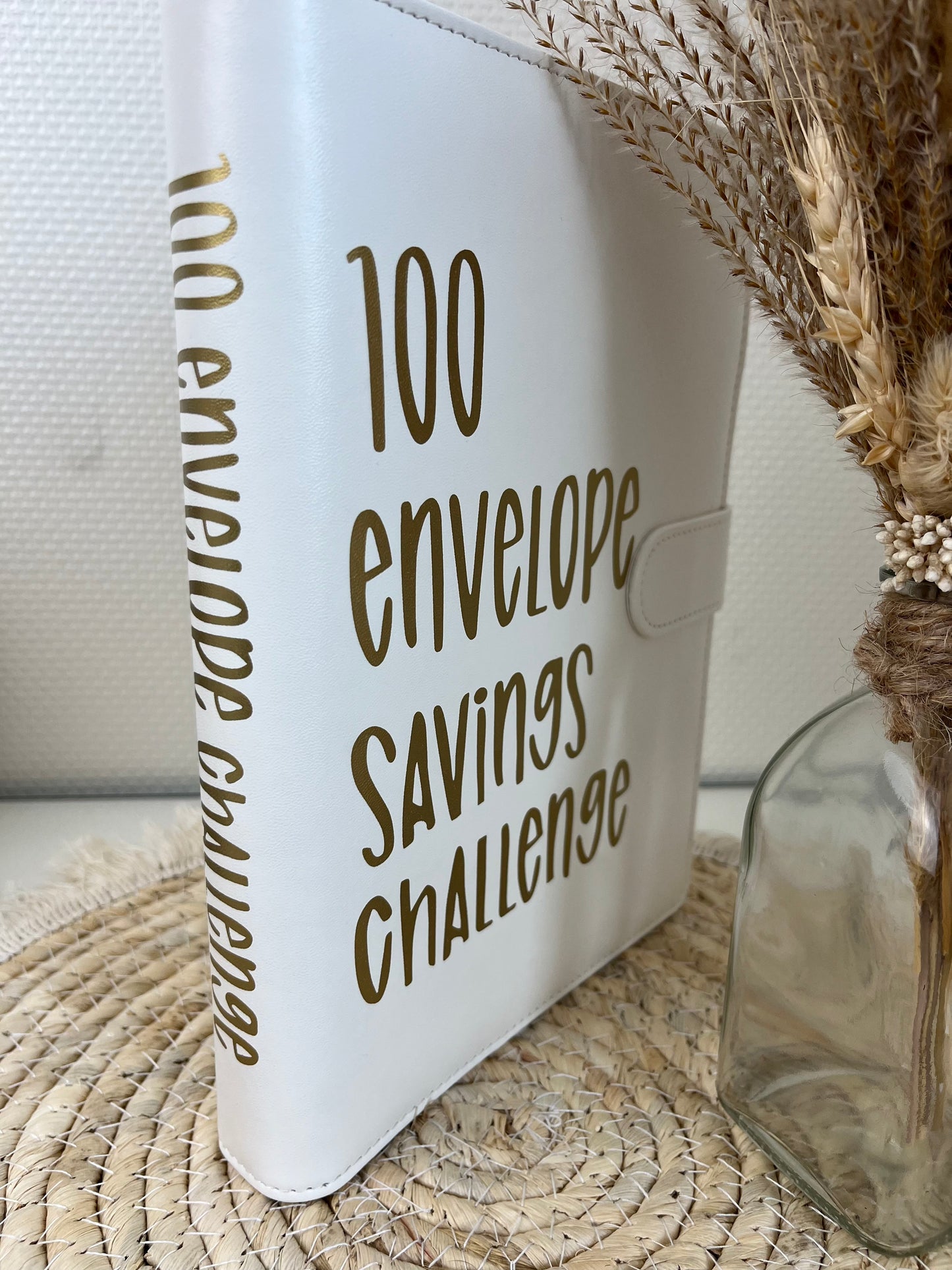 100 enveloppe challenge wit goud
