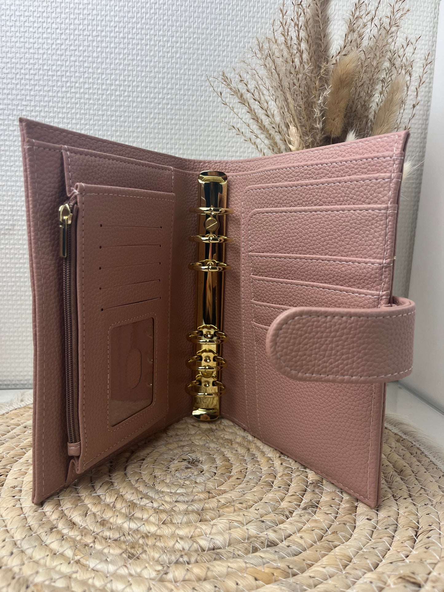 Candy binder oud roze a6