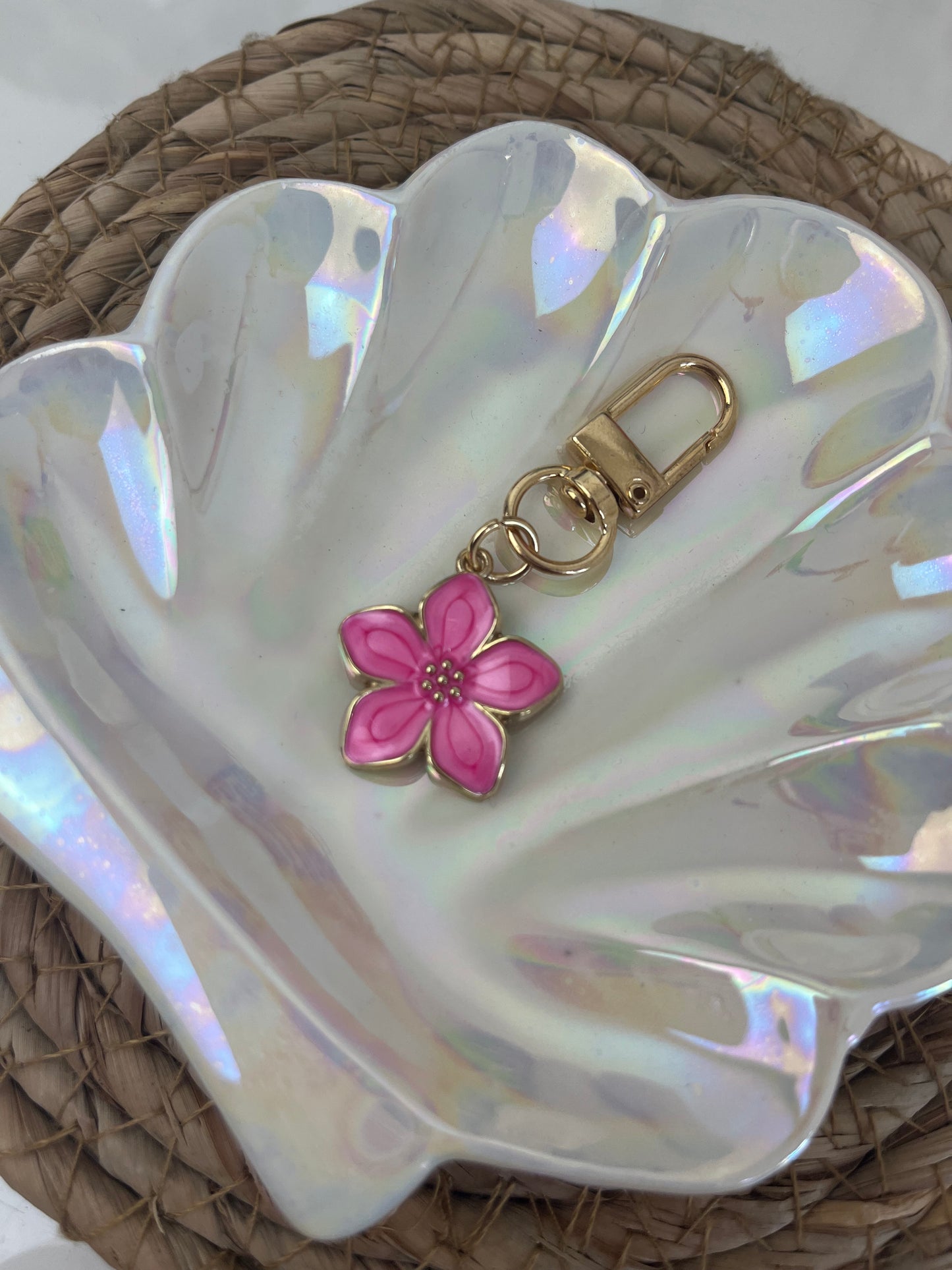 Hanger Knal roze bloemetje