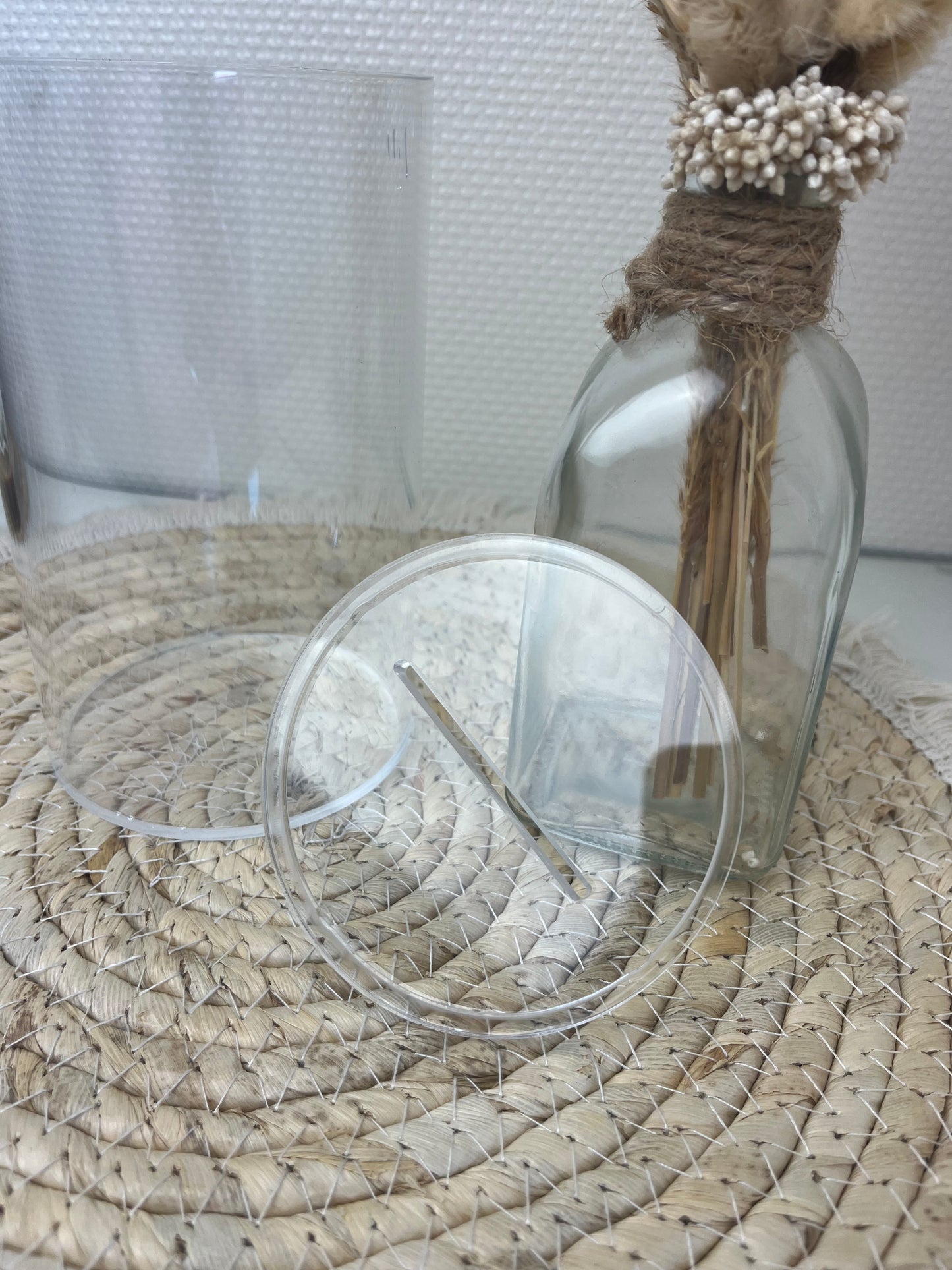 Spaarpot acryl met deksel