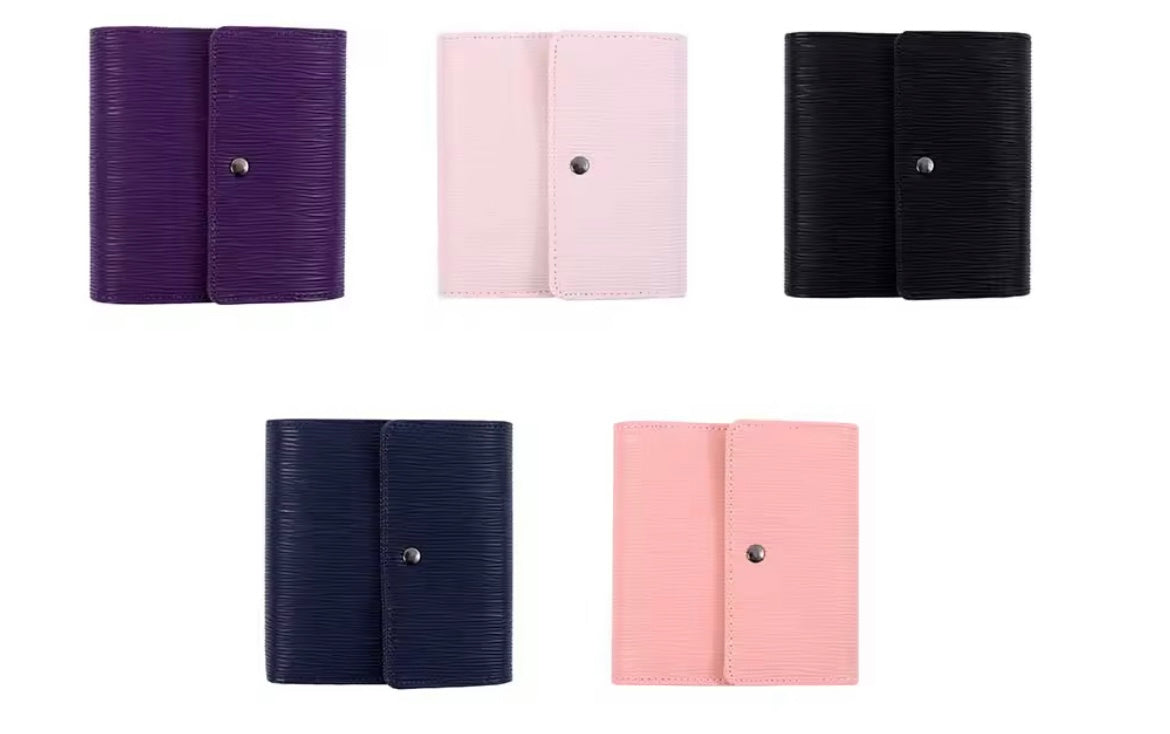 A7 portemonnee binder zwarte details