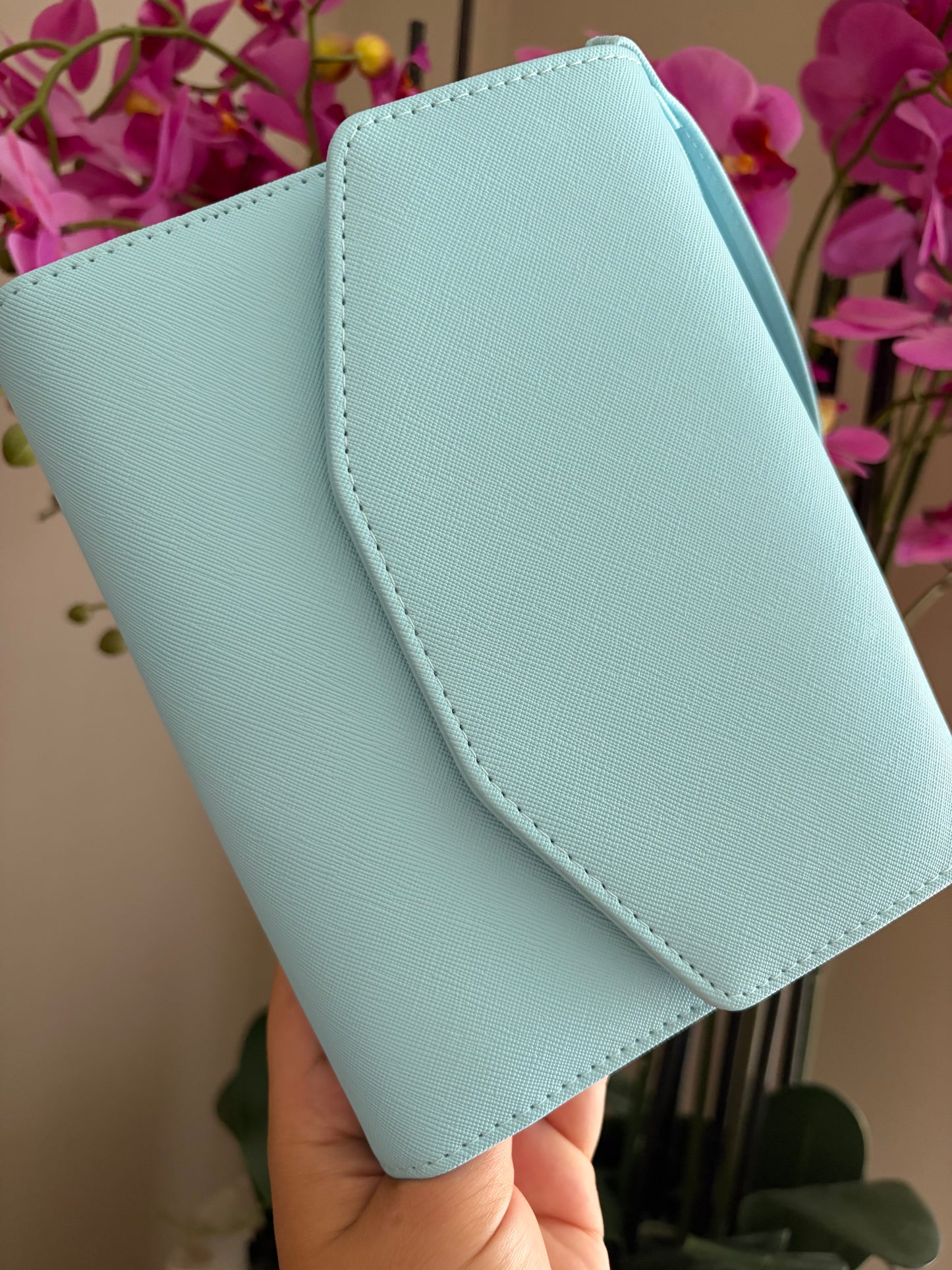Binder A6 Sunny aqua
