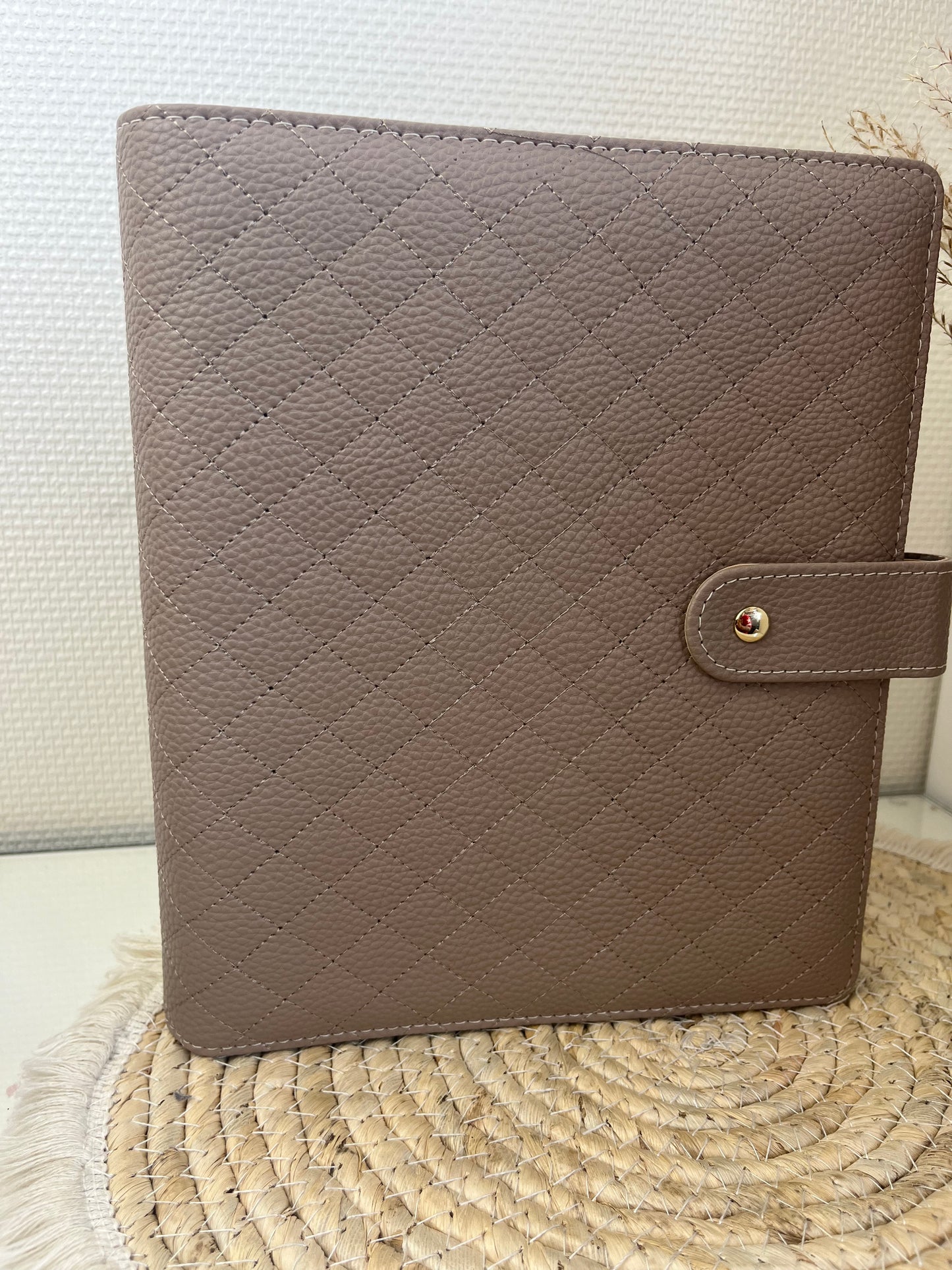 Luxe pebble binder A5 taupe