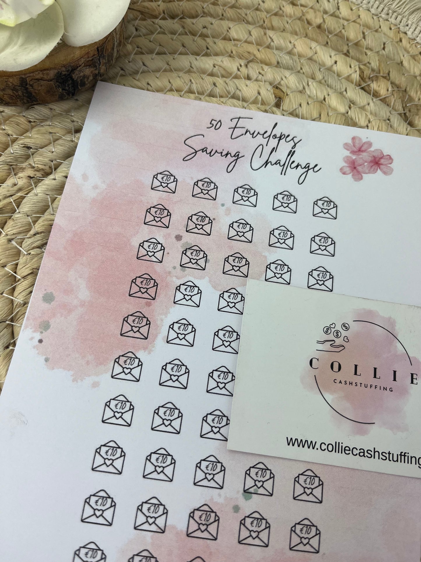 A5 50 envelope challenge €10