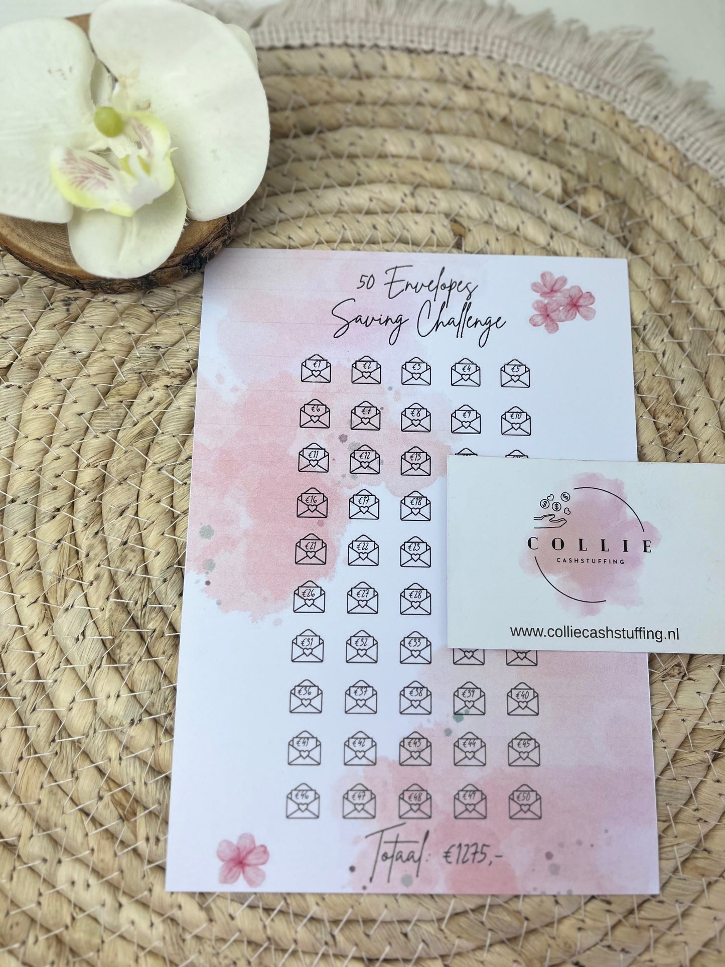 A5 50 envelope challenge €1275