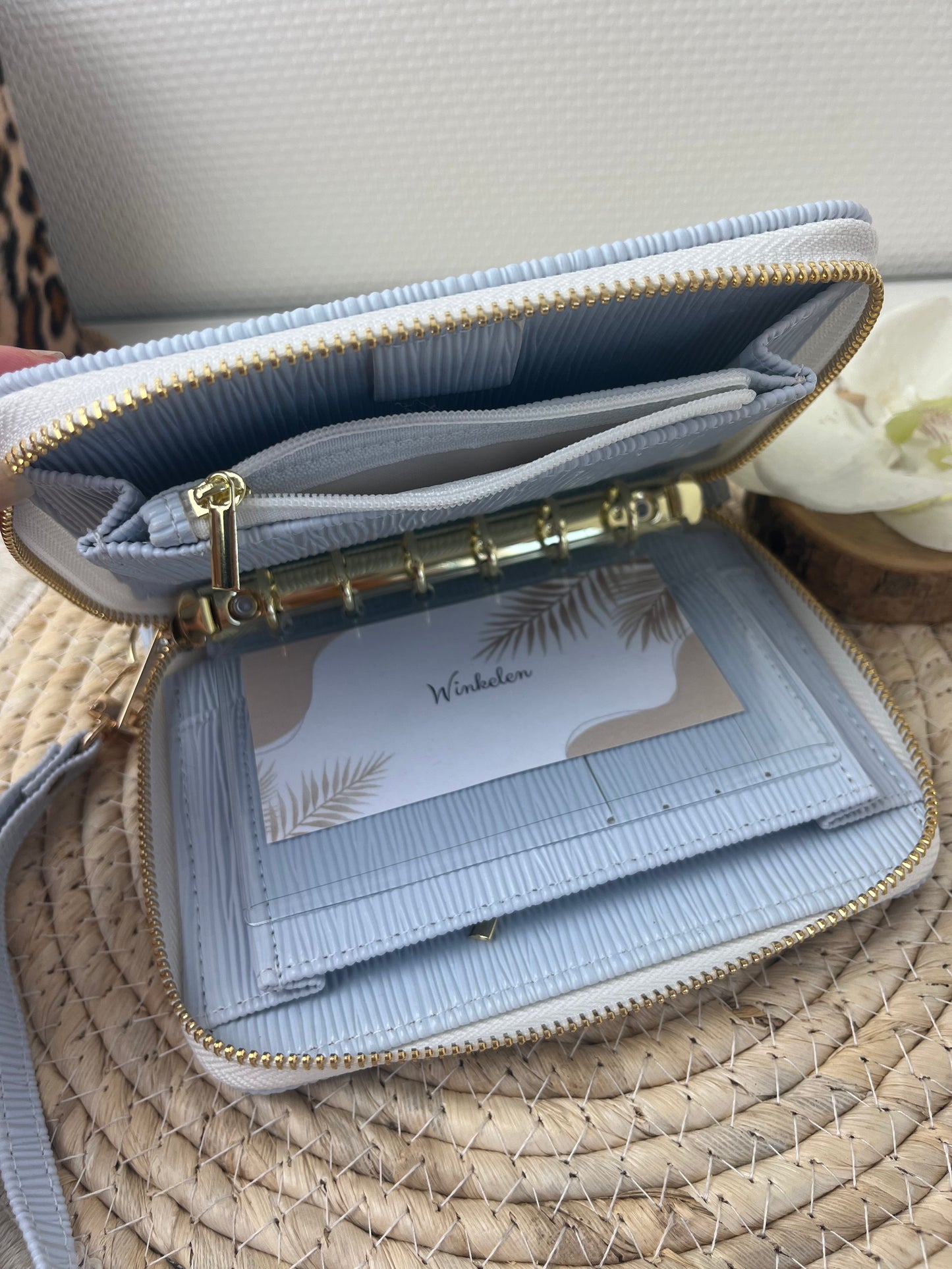 A7 portemonnee binder zwart