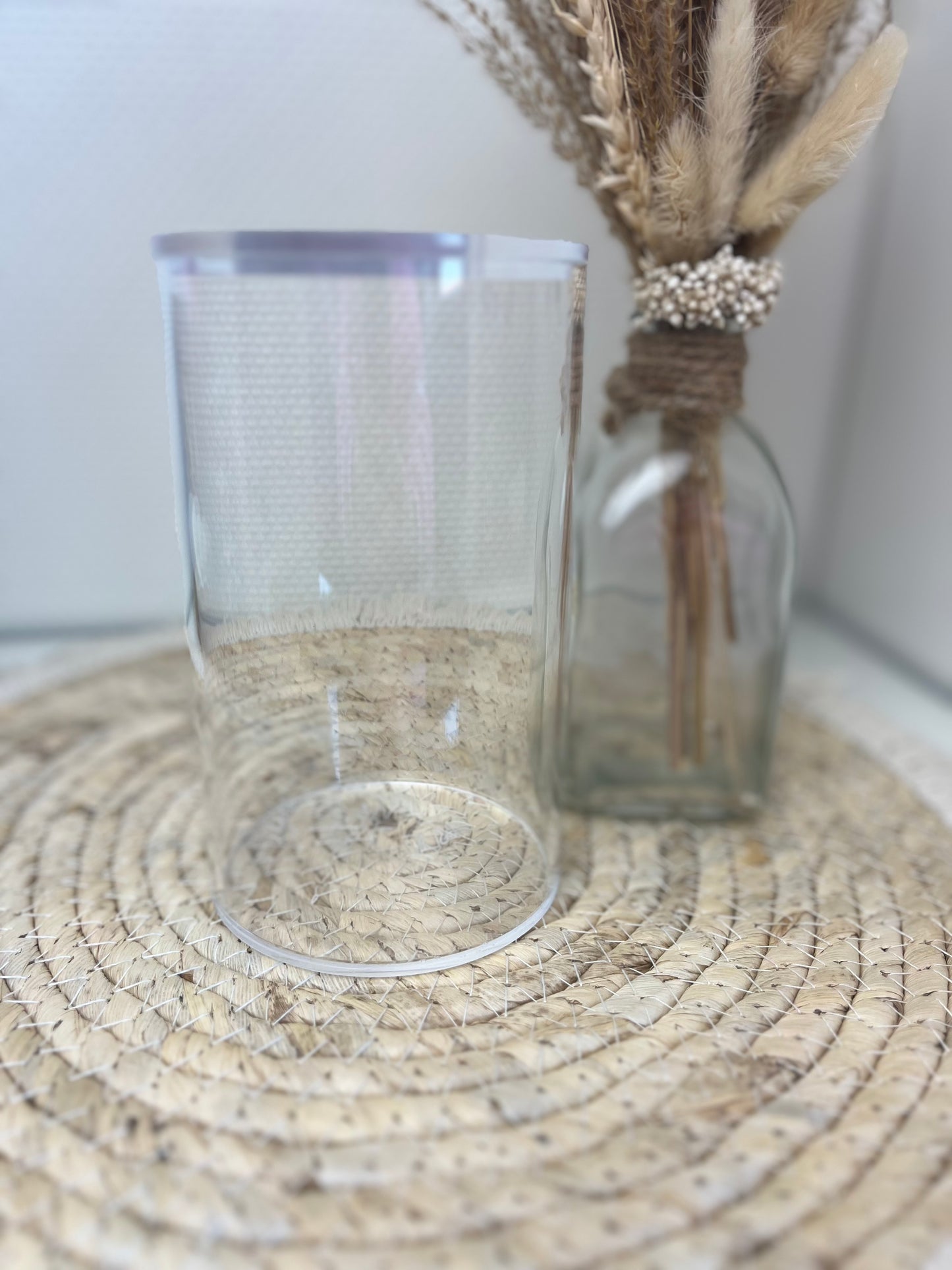 Spaarpot acryl met deksel