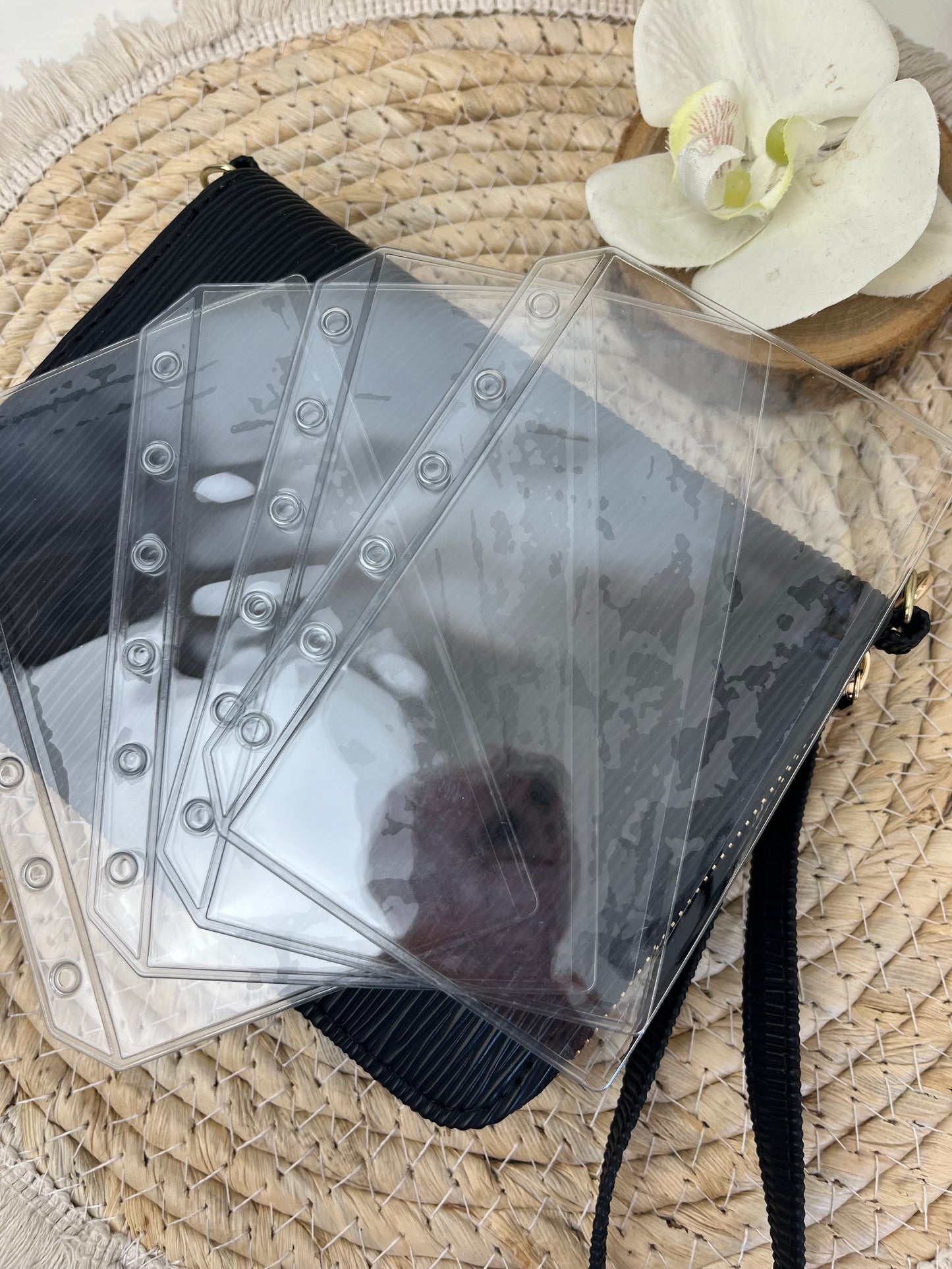 A7 transparente cash enveloppe