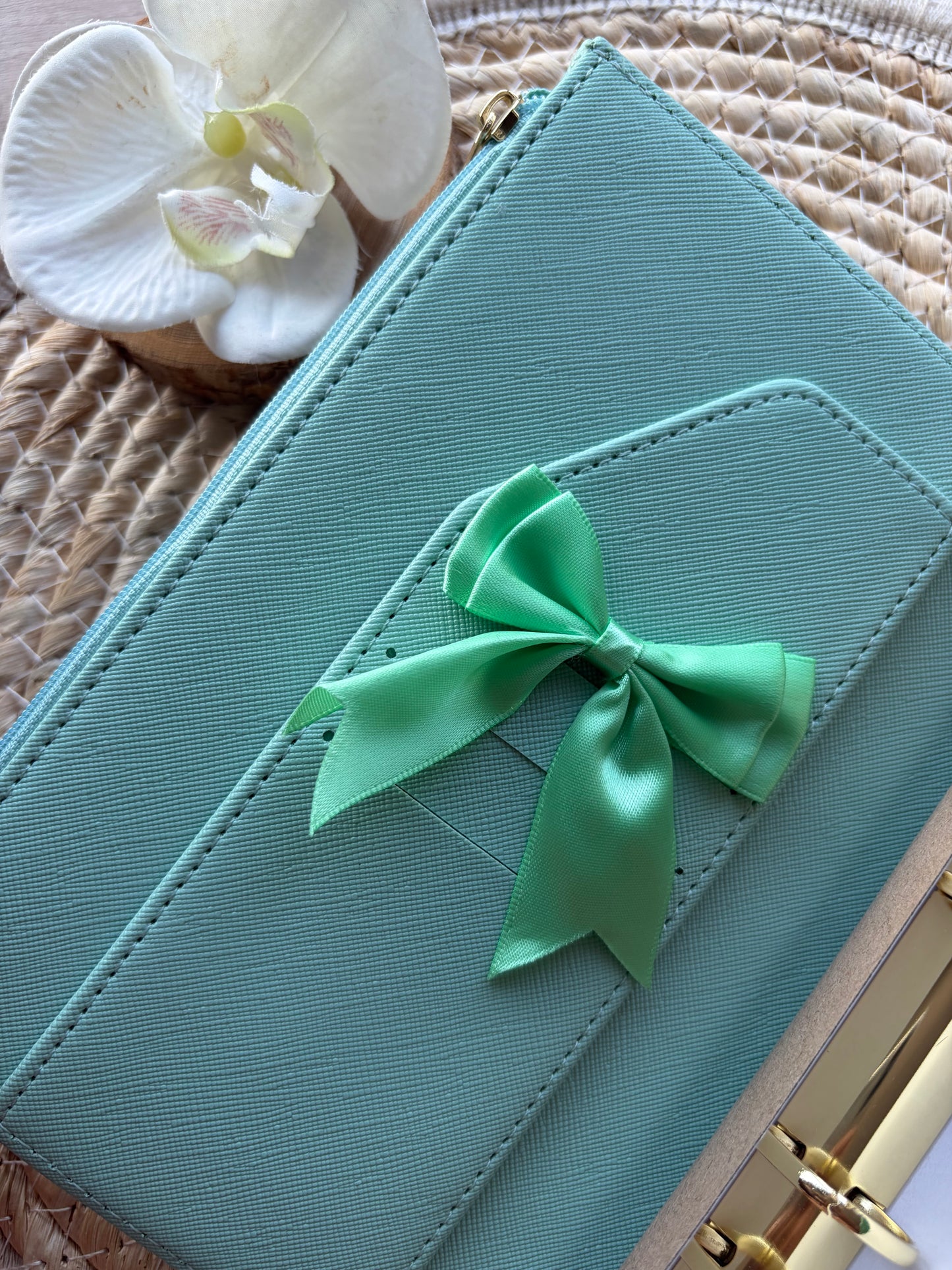 Binder bow groen