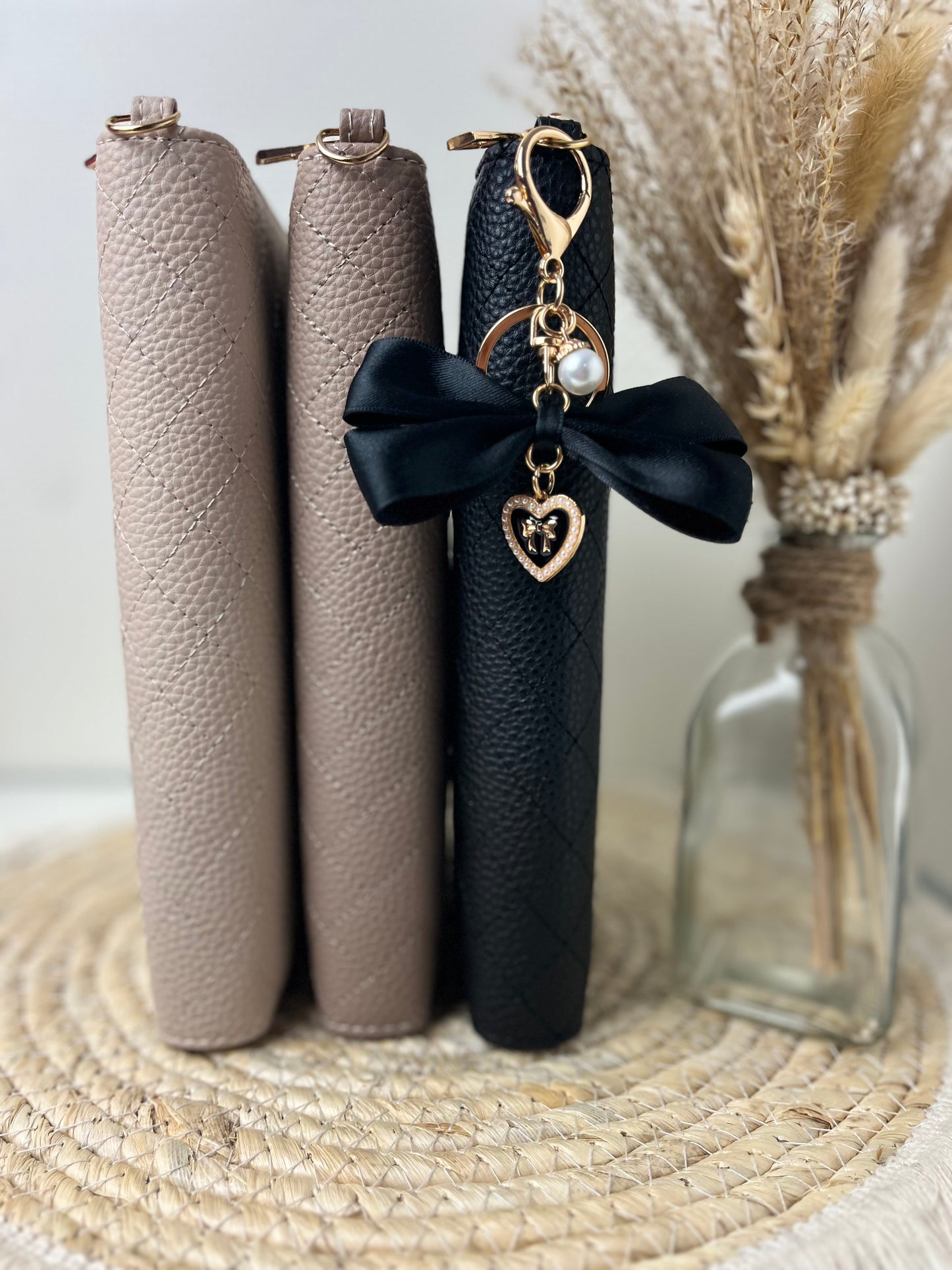 Luxe rits binder zwart