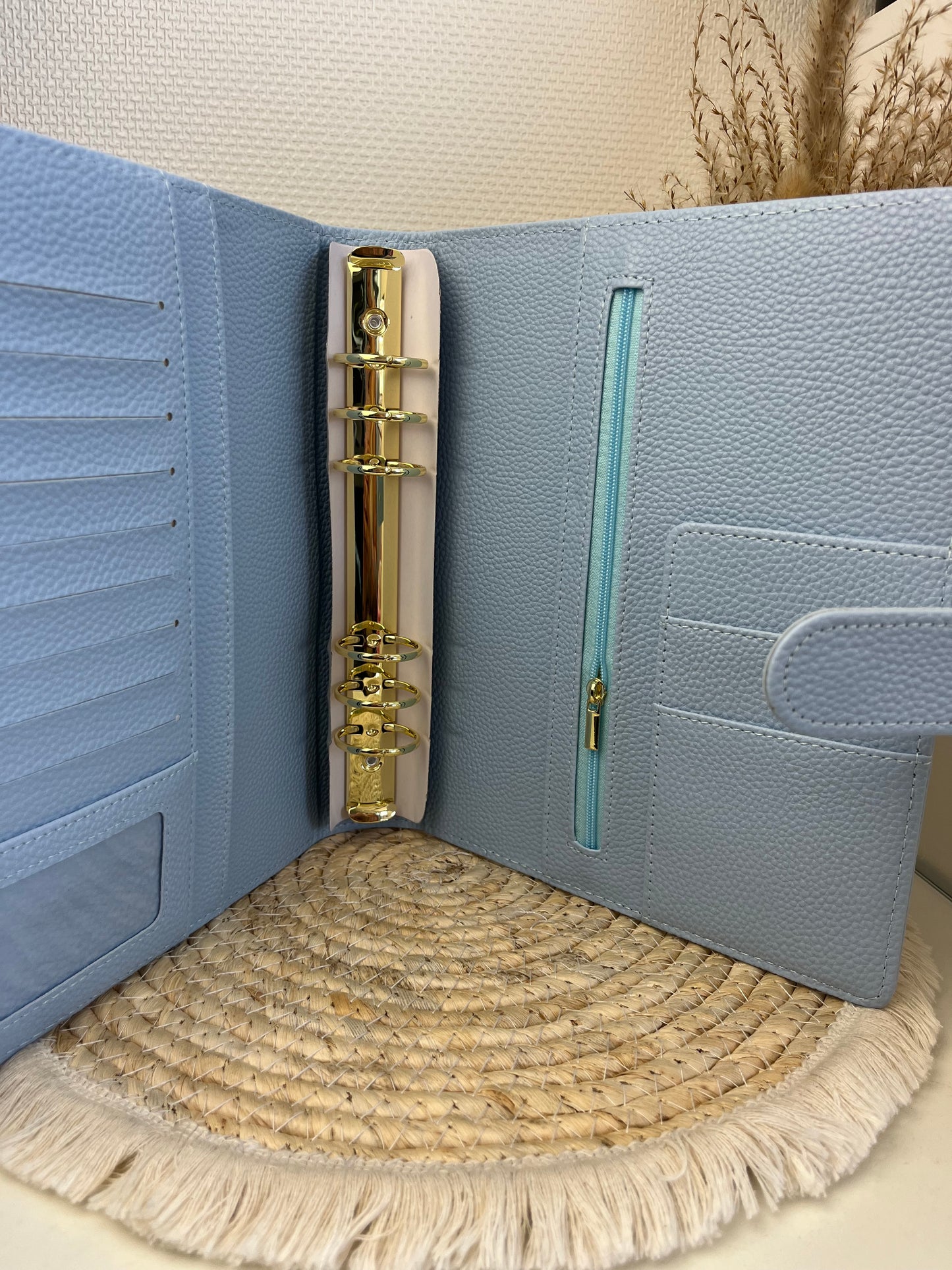 A5 Elegance binder baby blauw