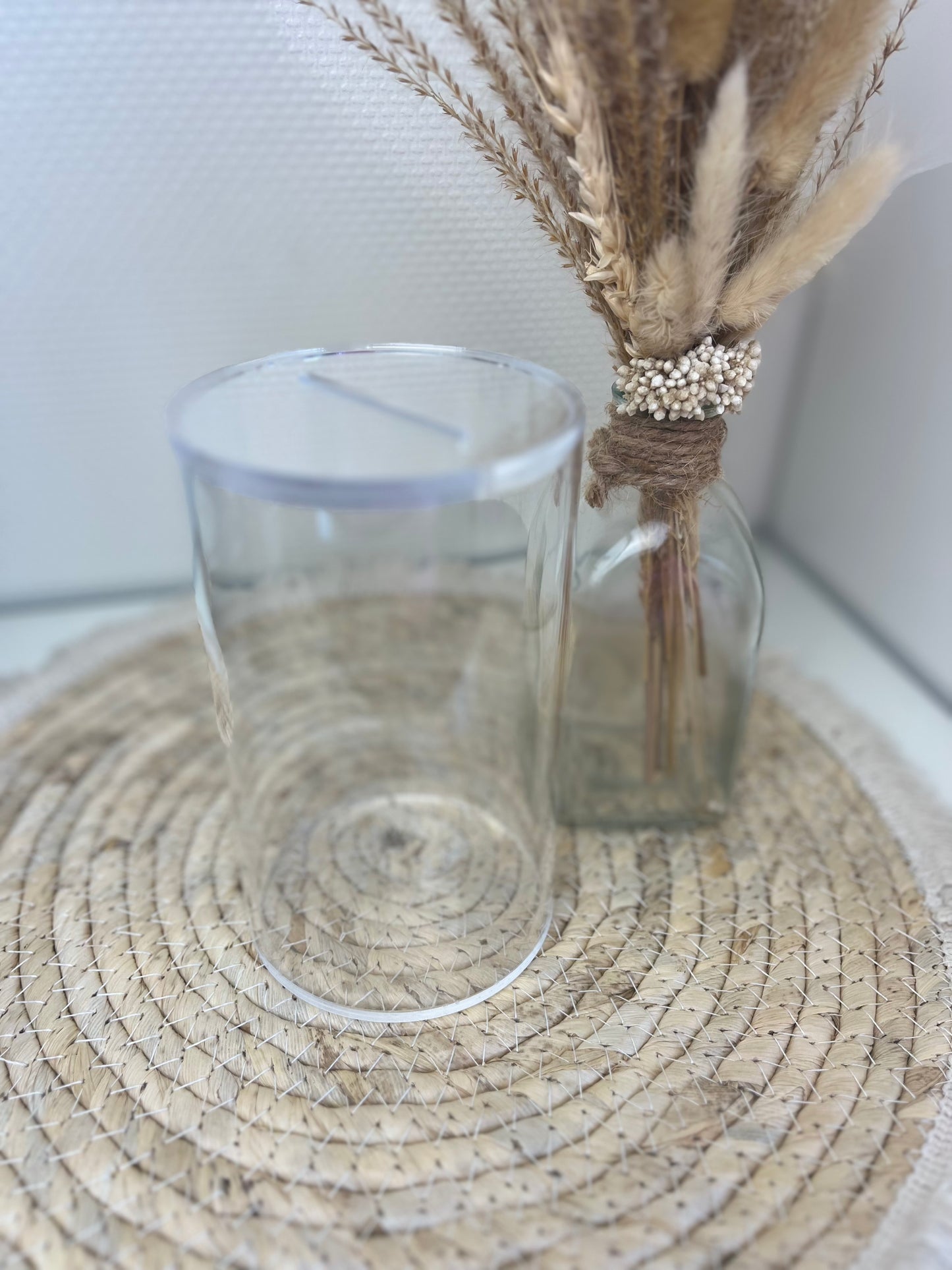 Spaarpot acryl met deksel