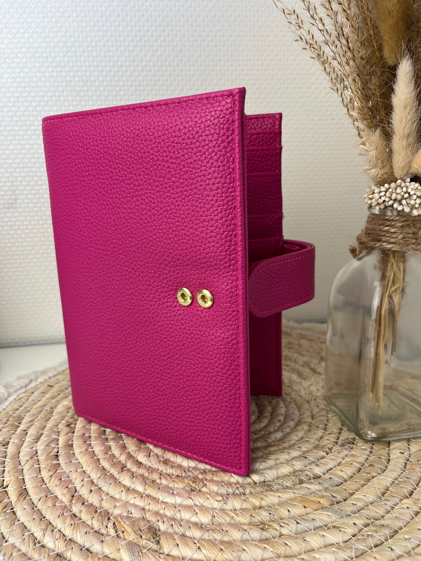 Pre order lederen binder A6