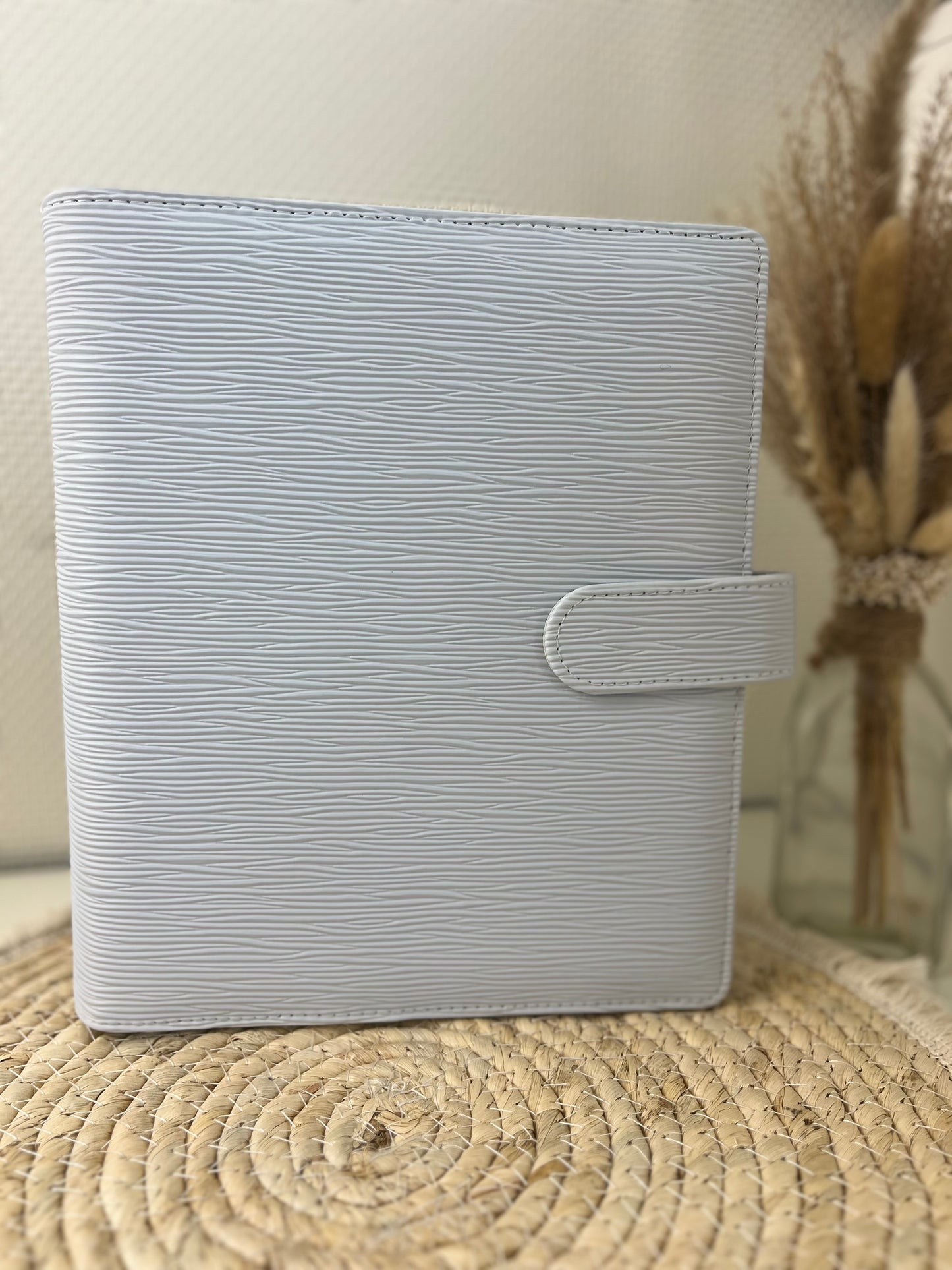 Luxe A5 binder ijsblauw