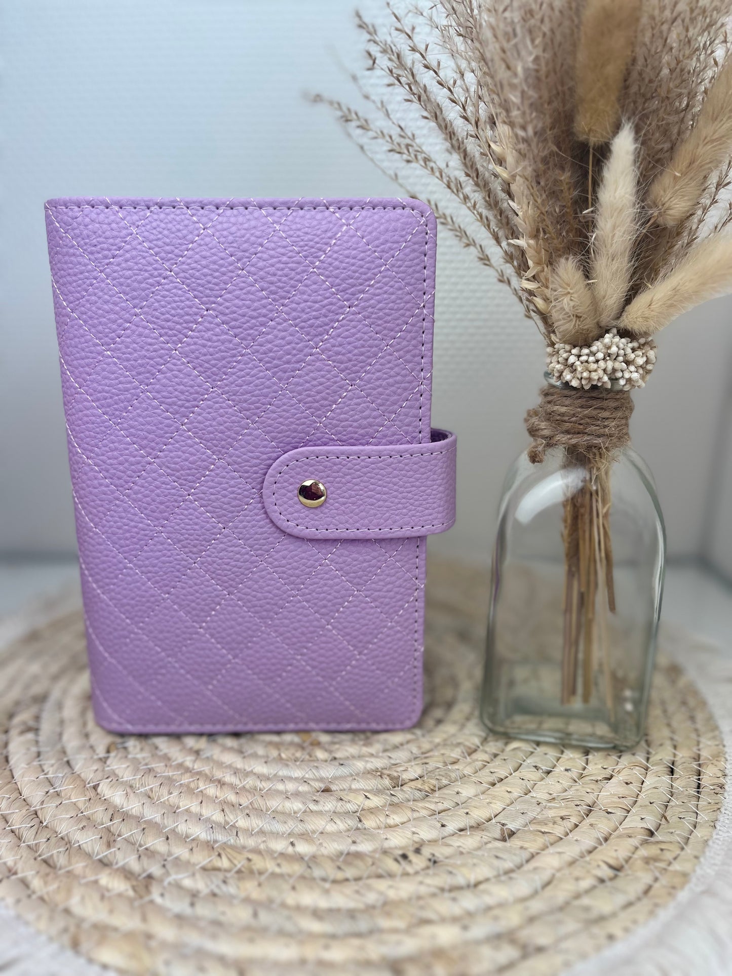 Luxe pebble binder Lila