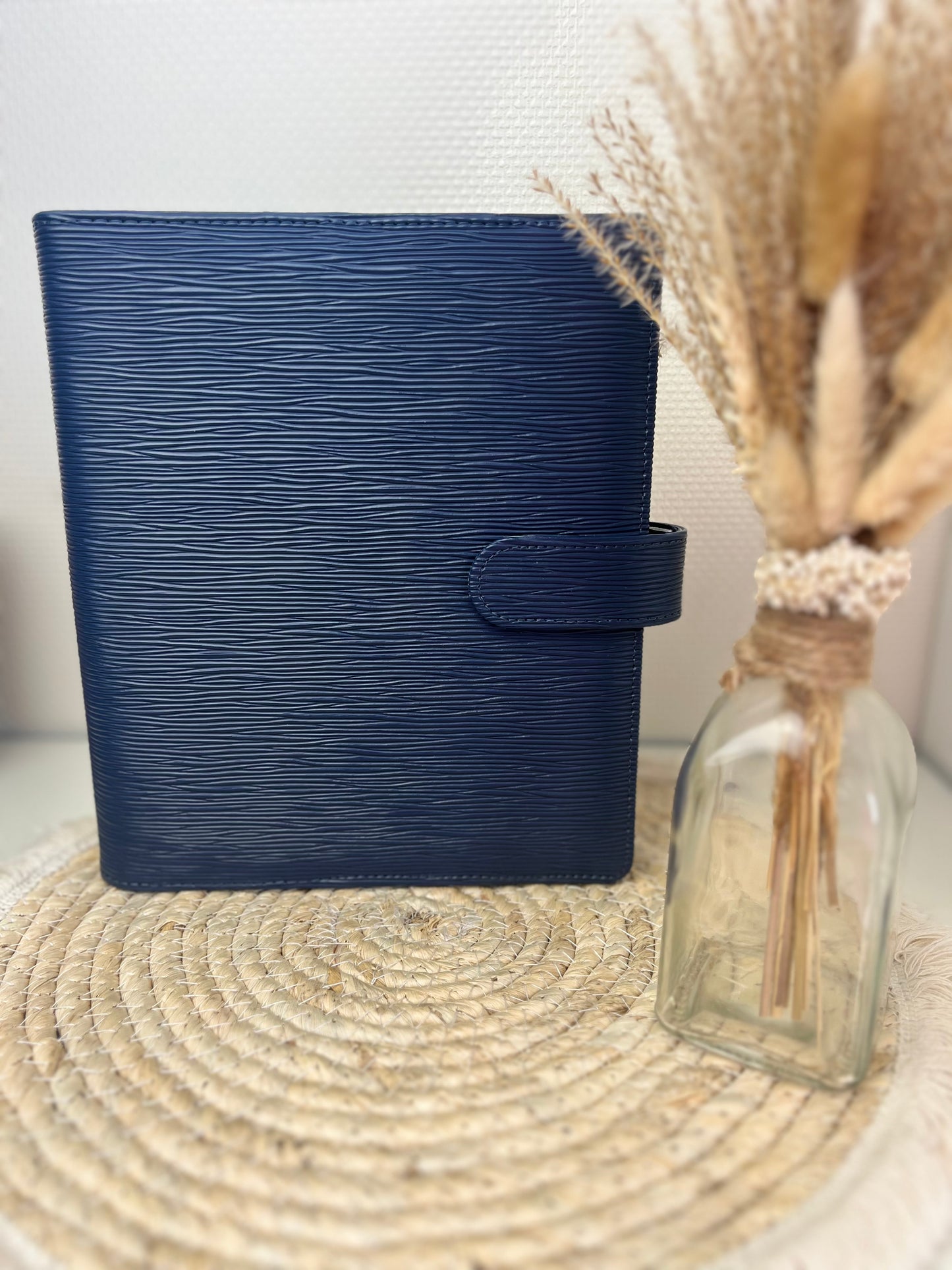 Luxe A5 binder Navy blue