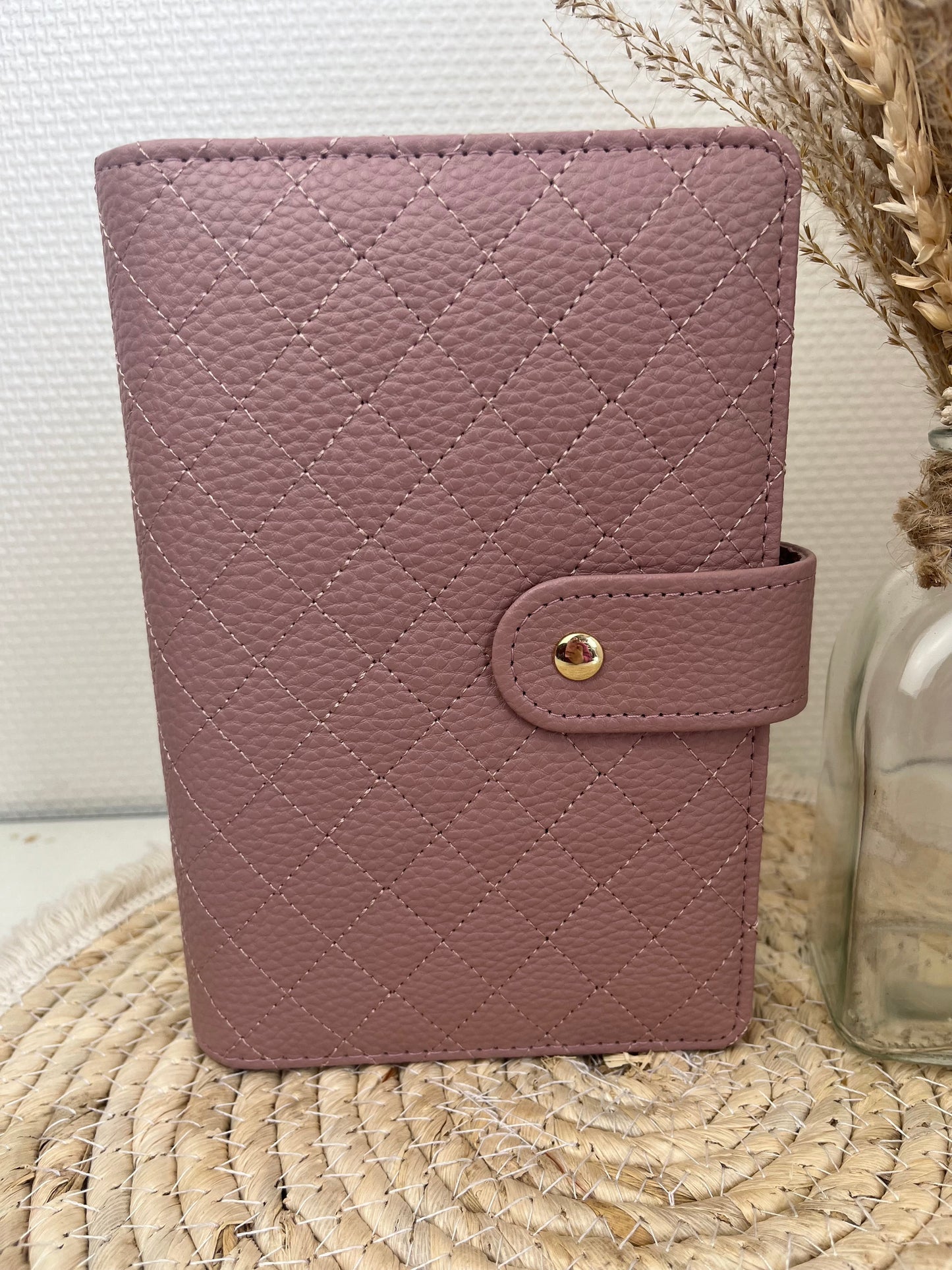 Luxe pebble binder mauve