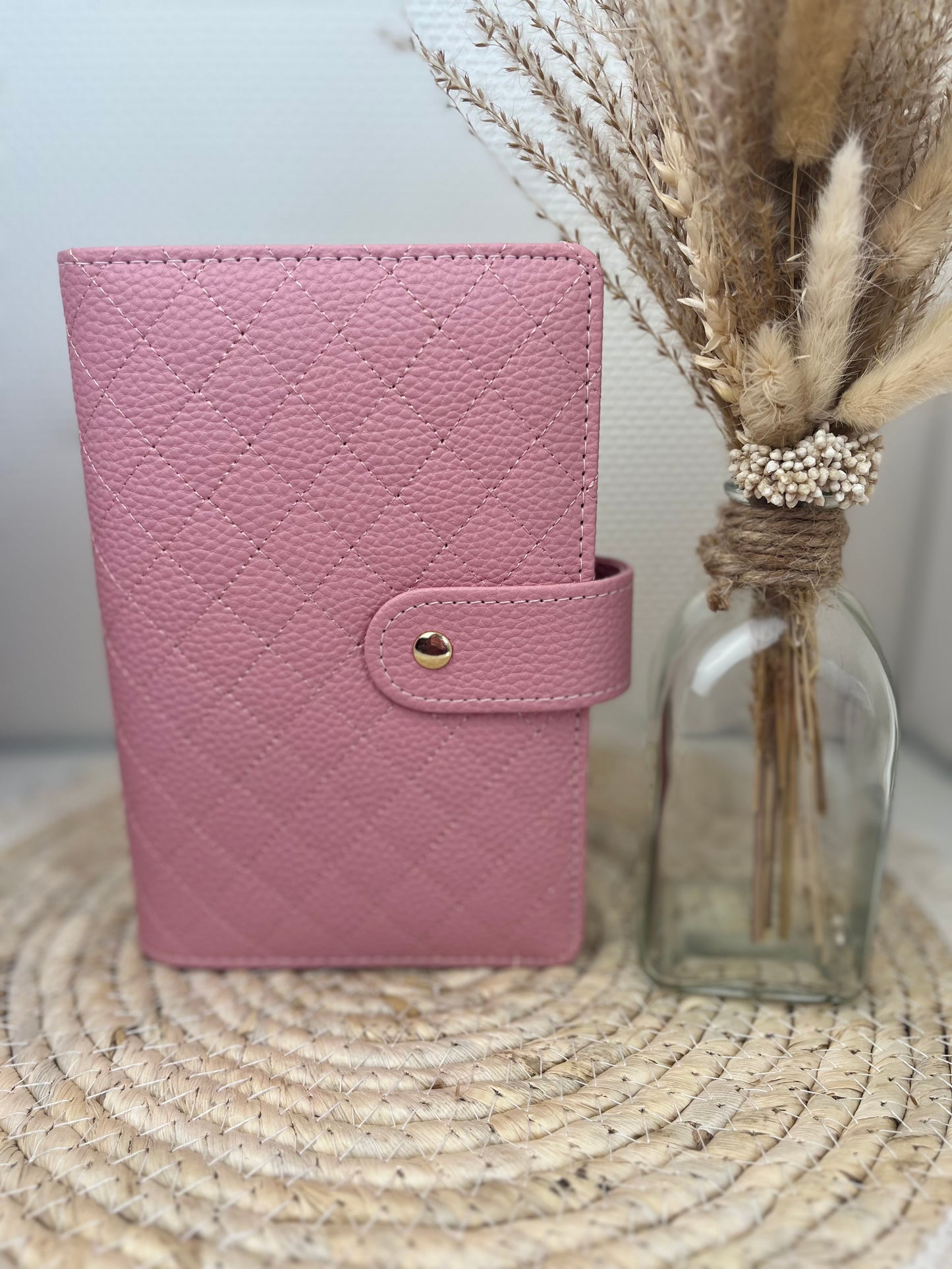 Luxe pebble binder roze