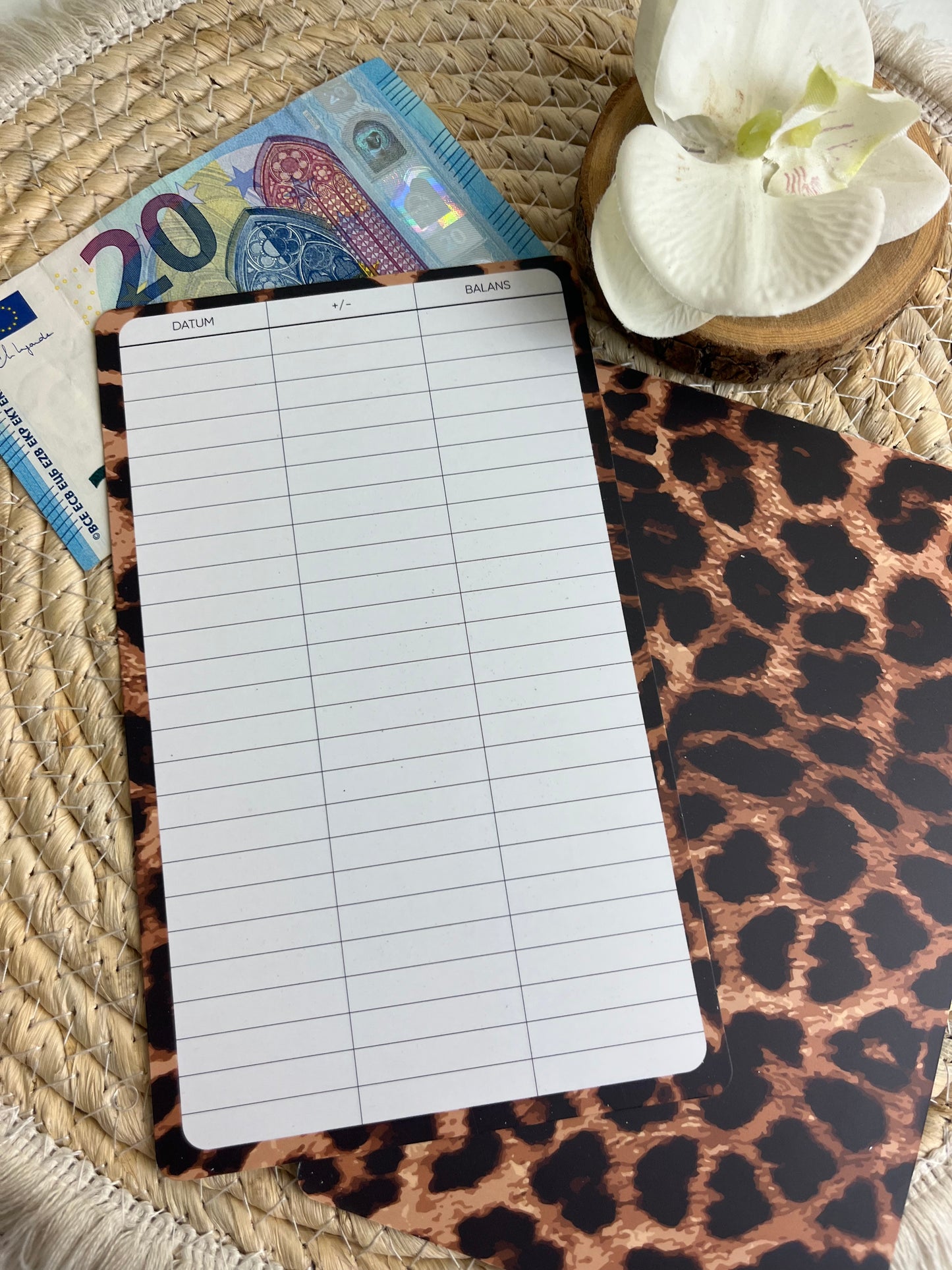 Budget sheet A5 panter