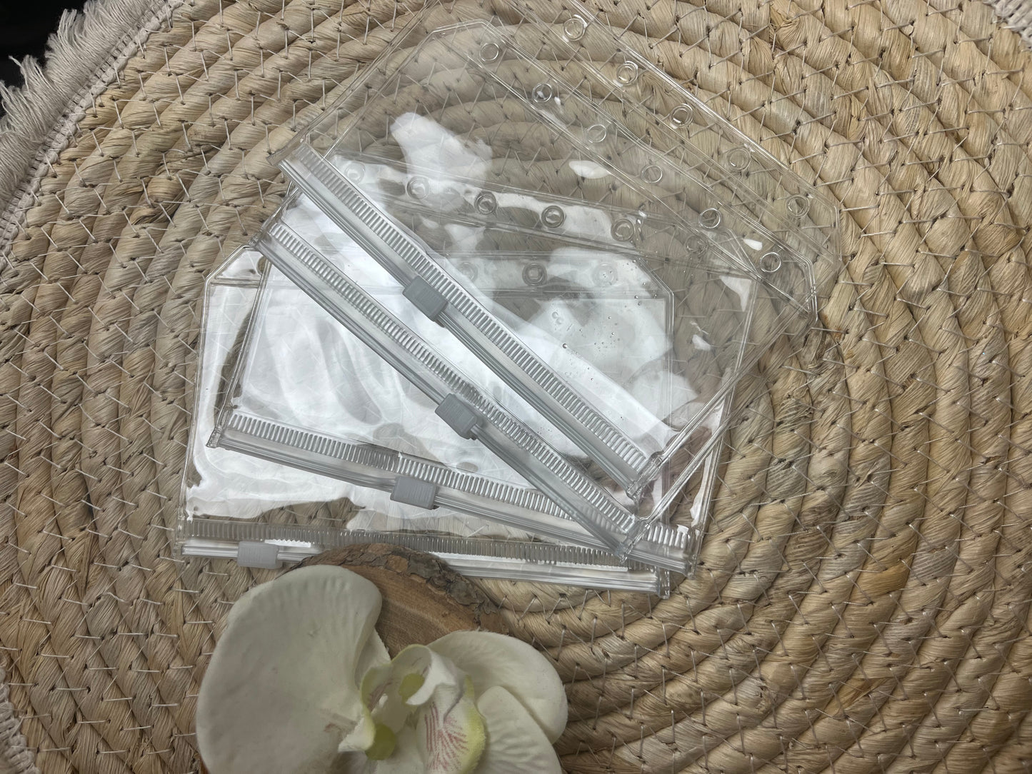 Transparante zippers A7
