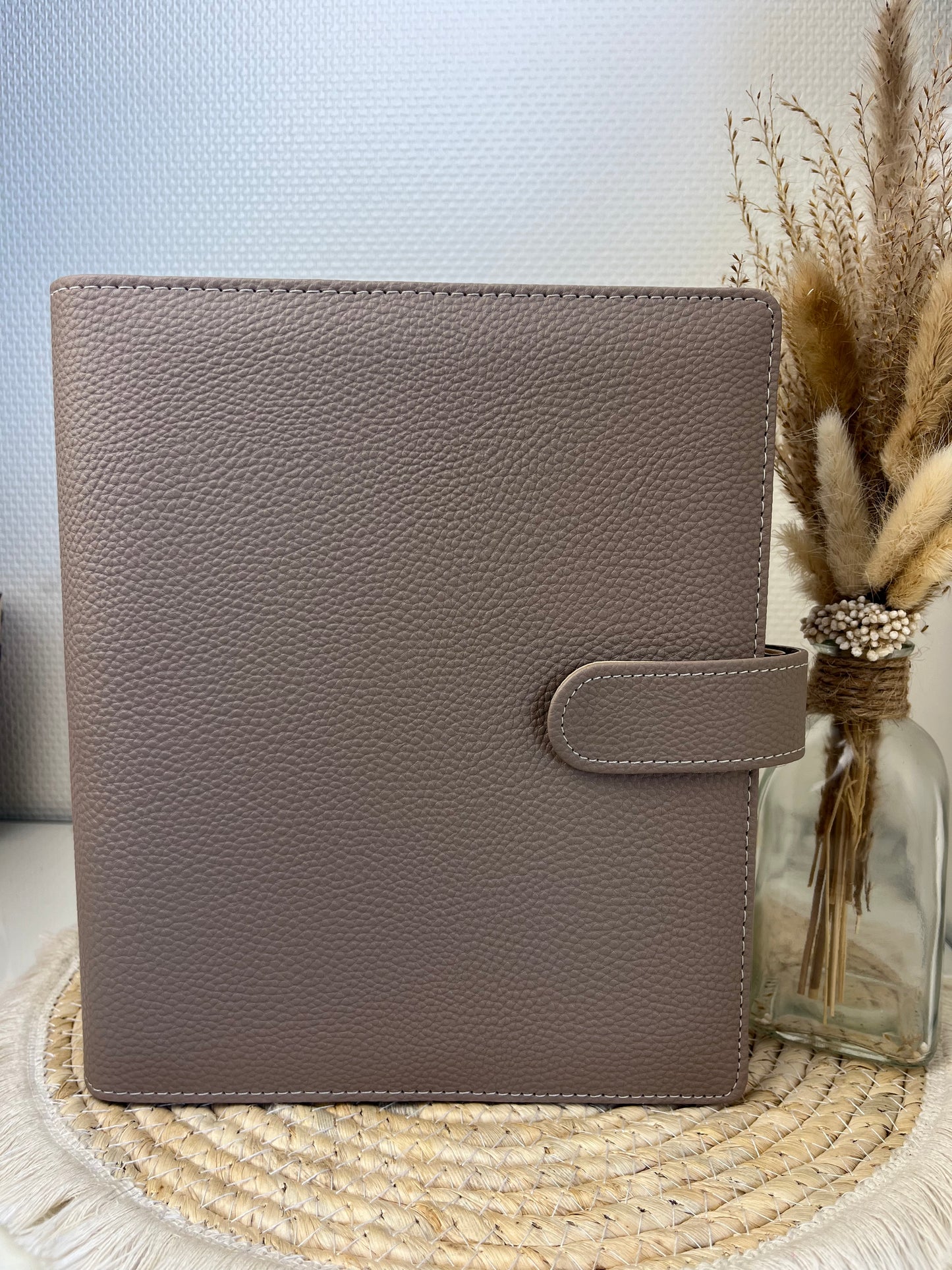 A5 Elegance binder taupe