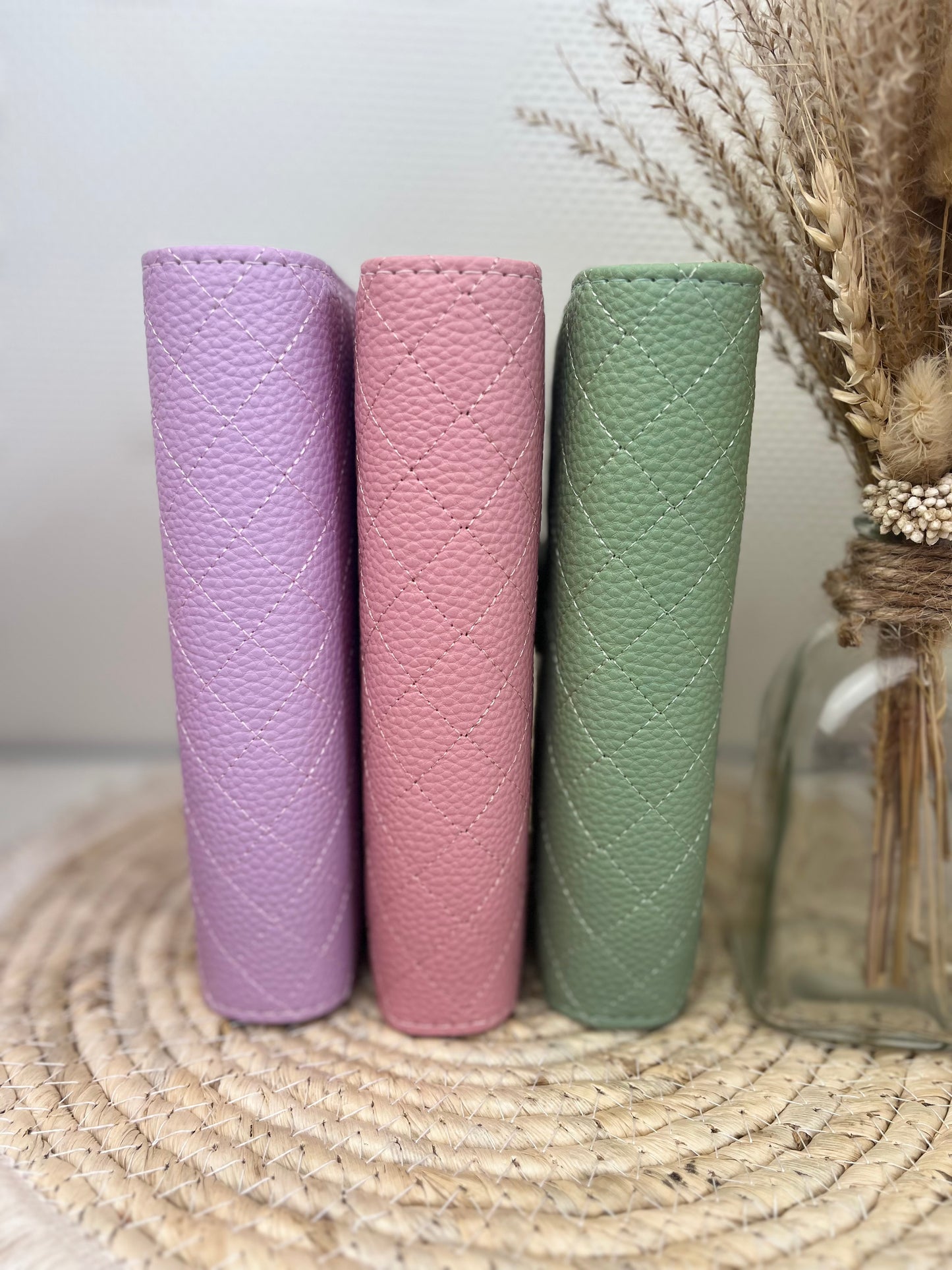 Luxe pebble binder Lila