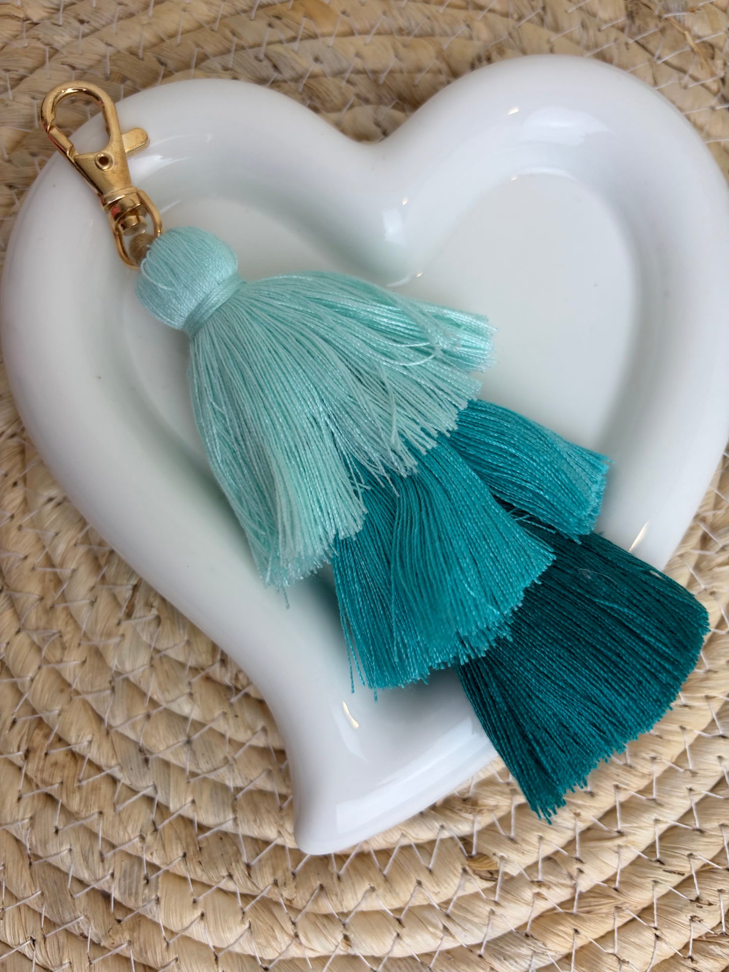 Hanger boho blauw/groen