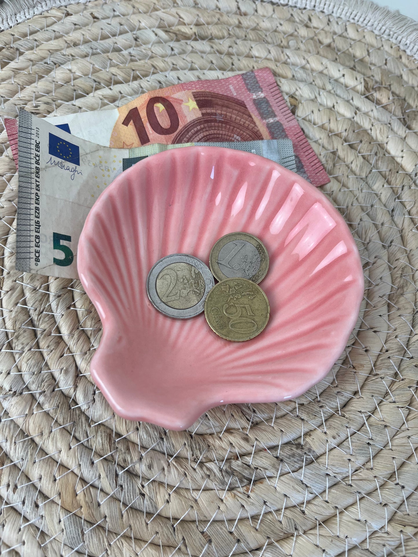 Geld schaaltje schelp