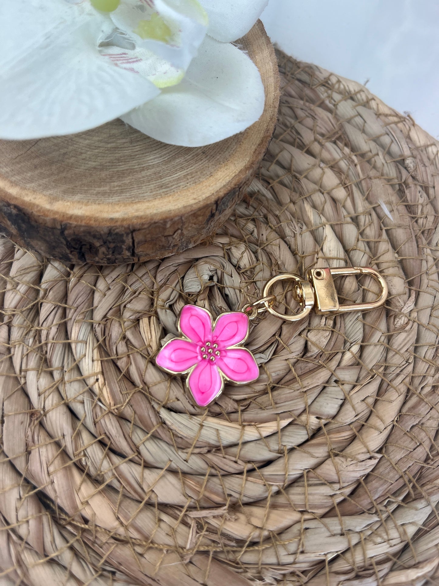 Hanger Knal roze bloemetje