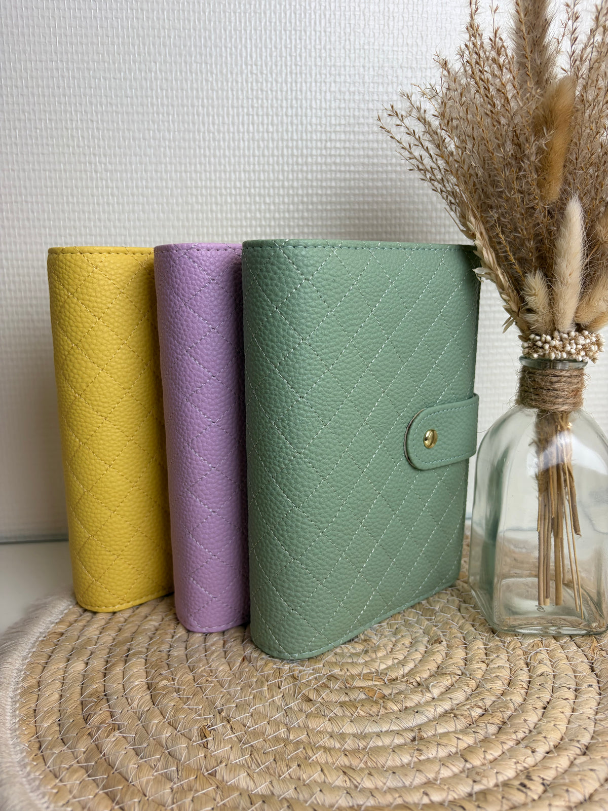 Luxe pebble binder sage A6