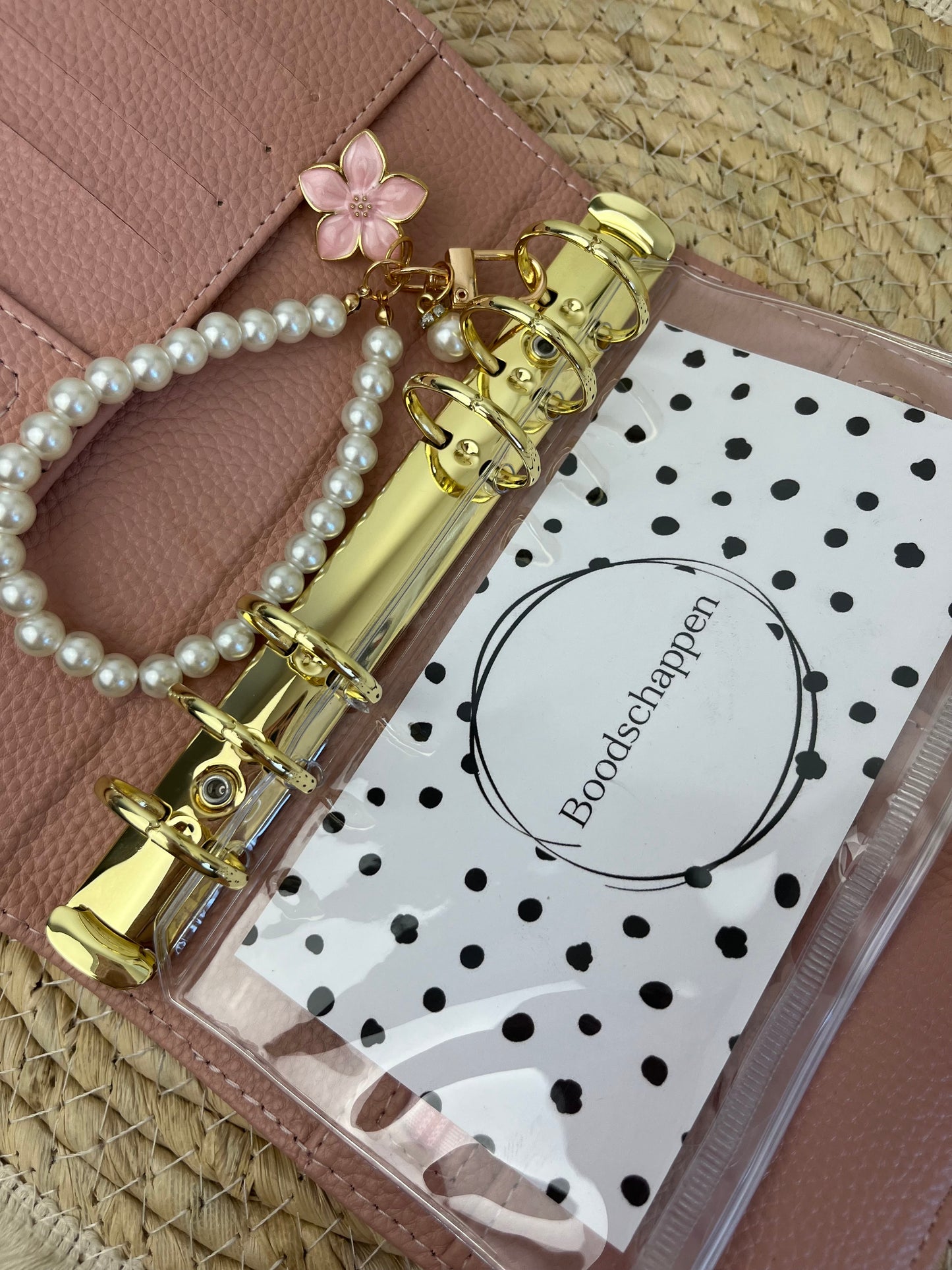 Binder Elegance oud roze A6