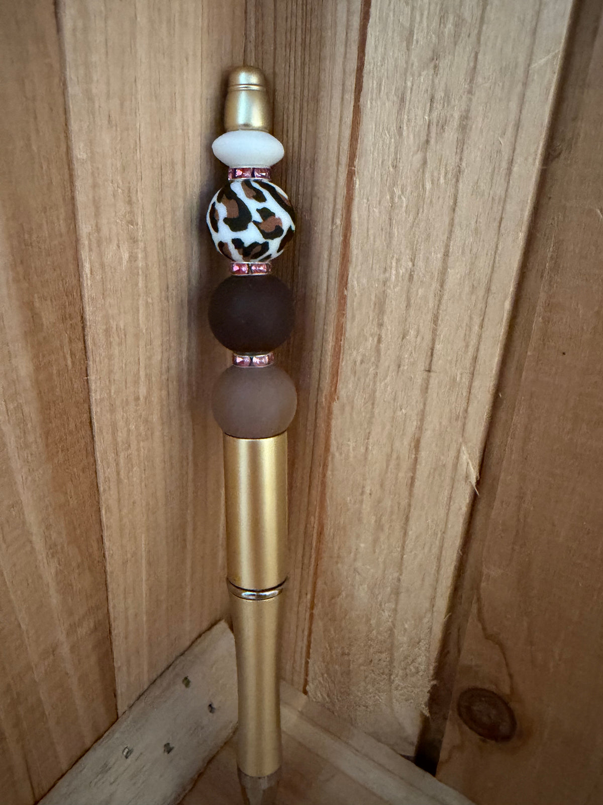 Pen panter goud roze