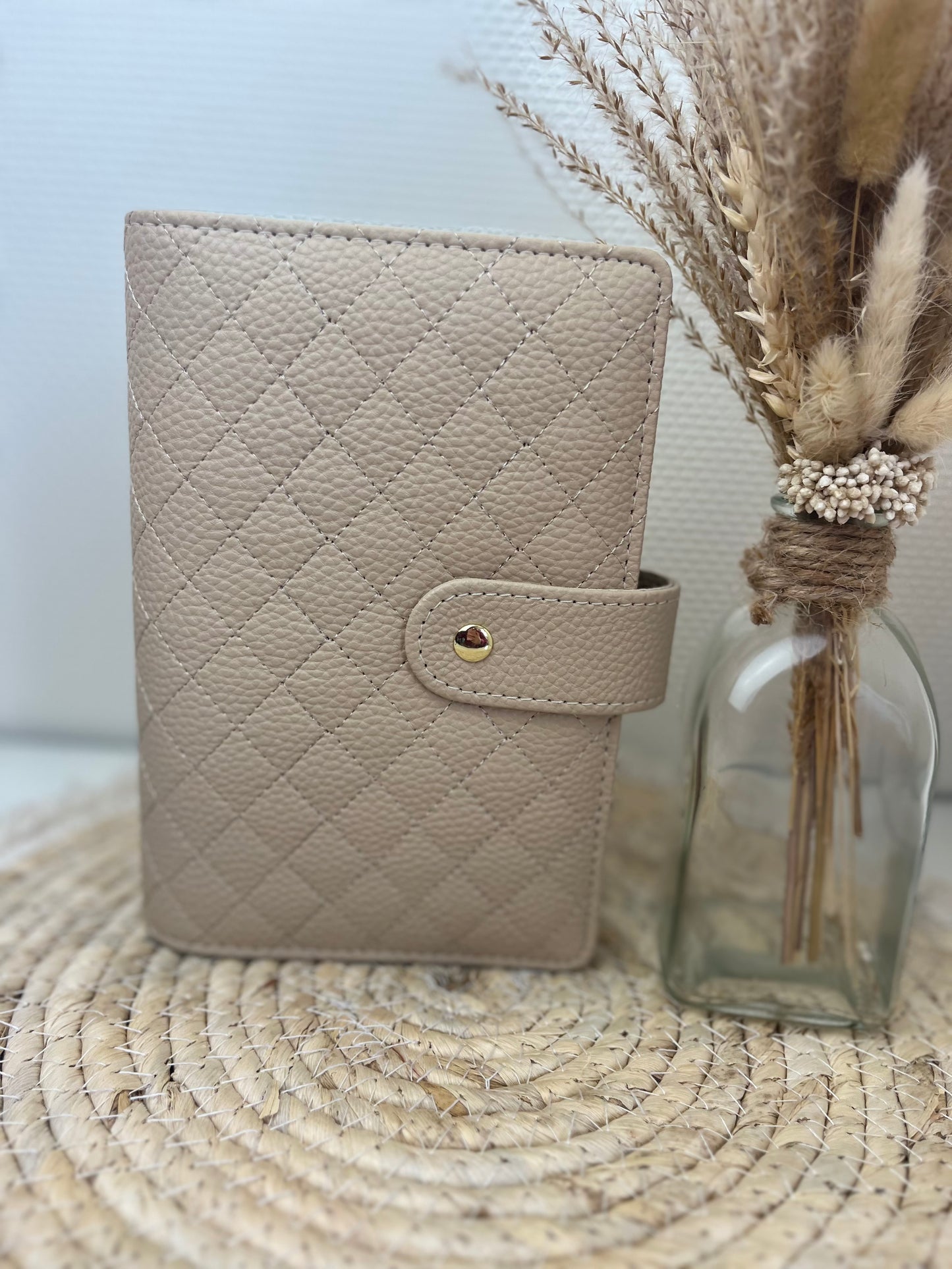 Luxe pebble binder oatmeal