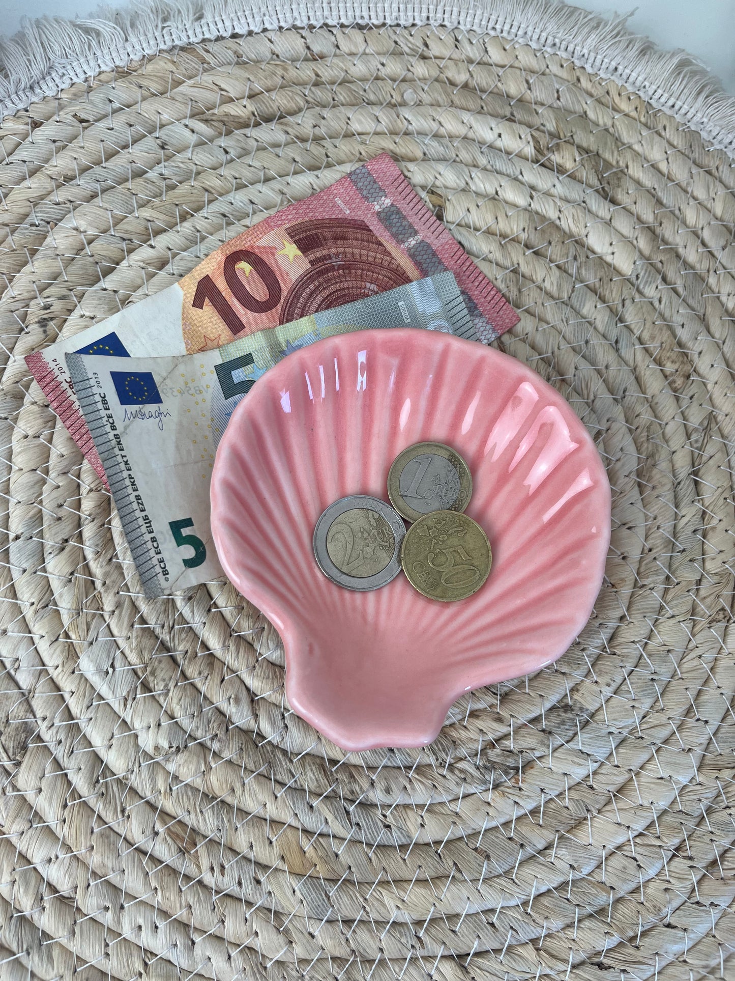 Geld schaaltje schelp