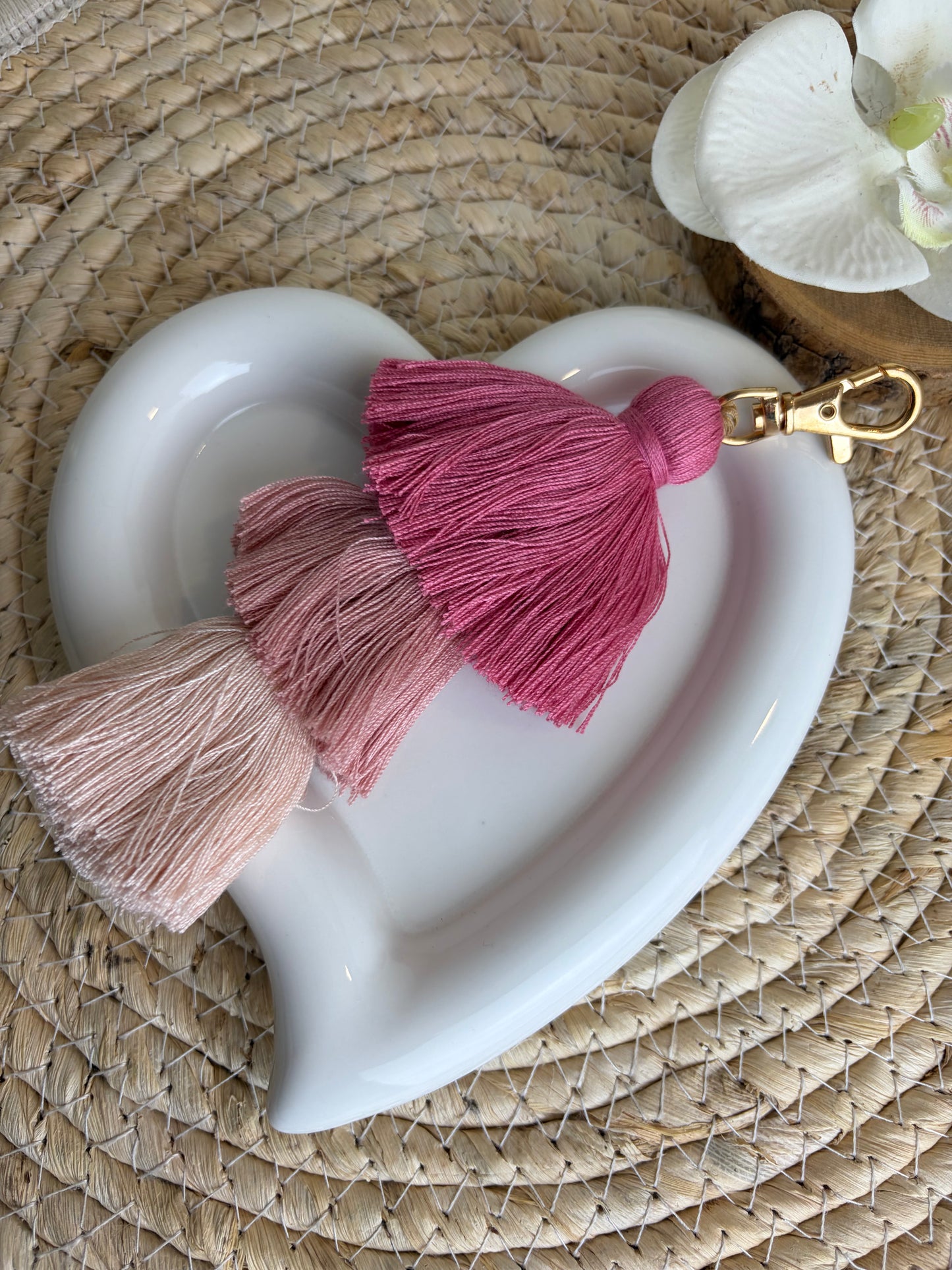 Hanger boho roze