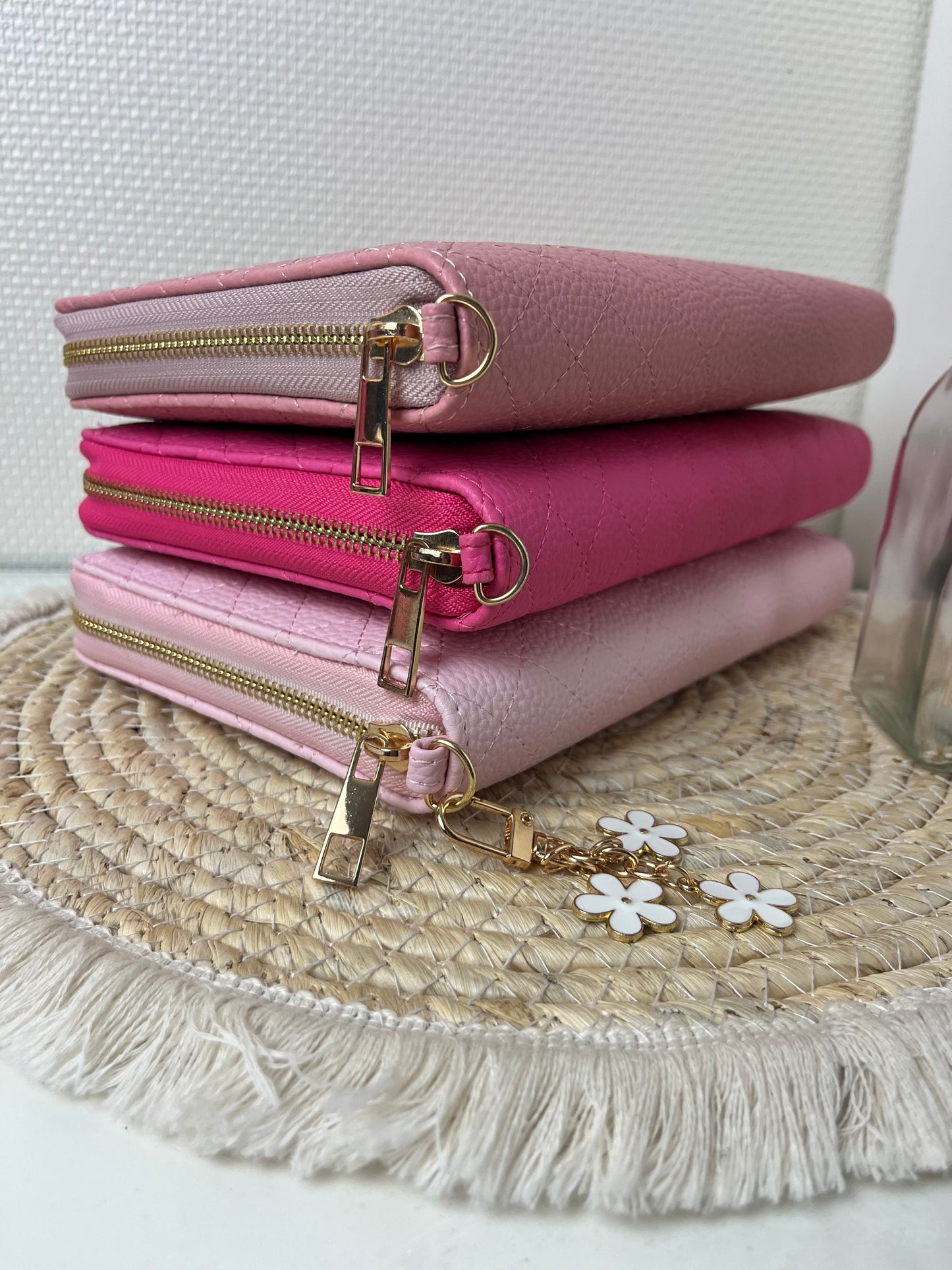 Luxe rits binder a6 babyroze