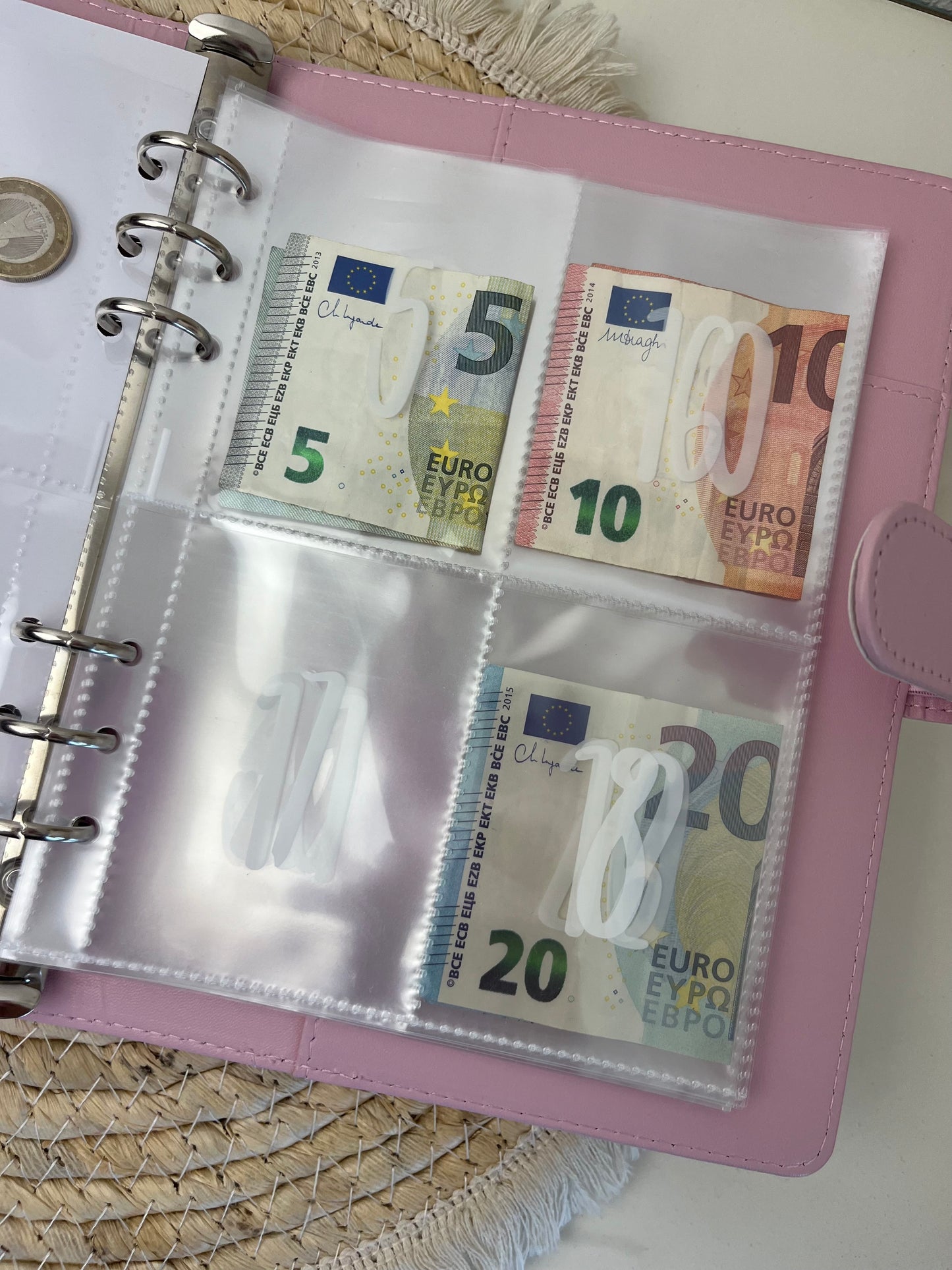 100 enveloppe challenge roze