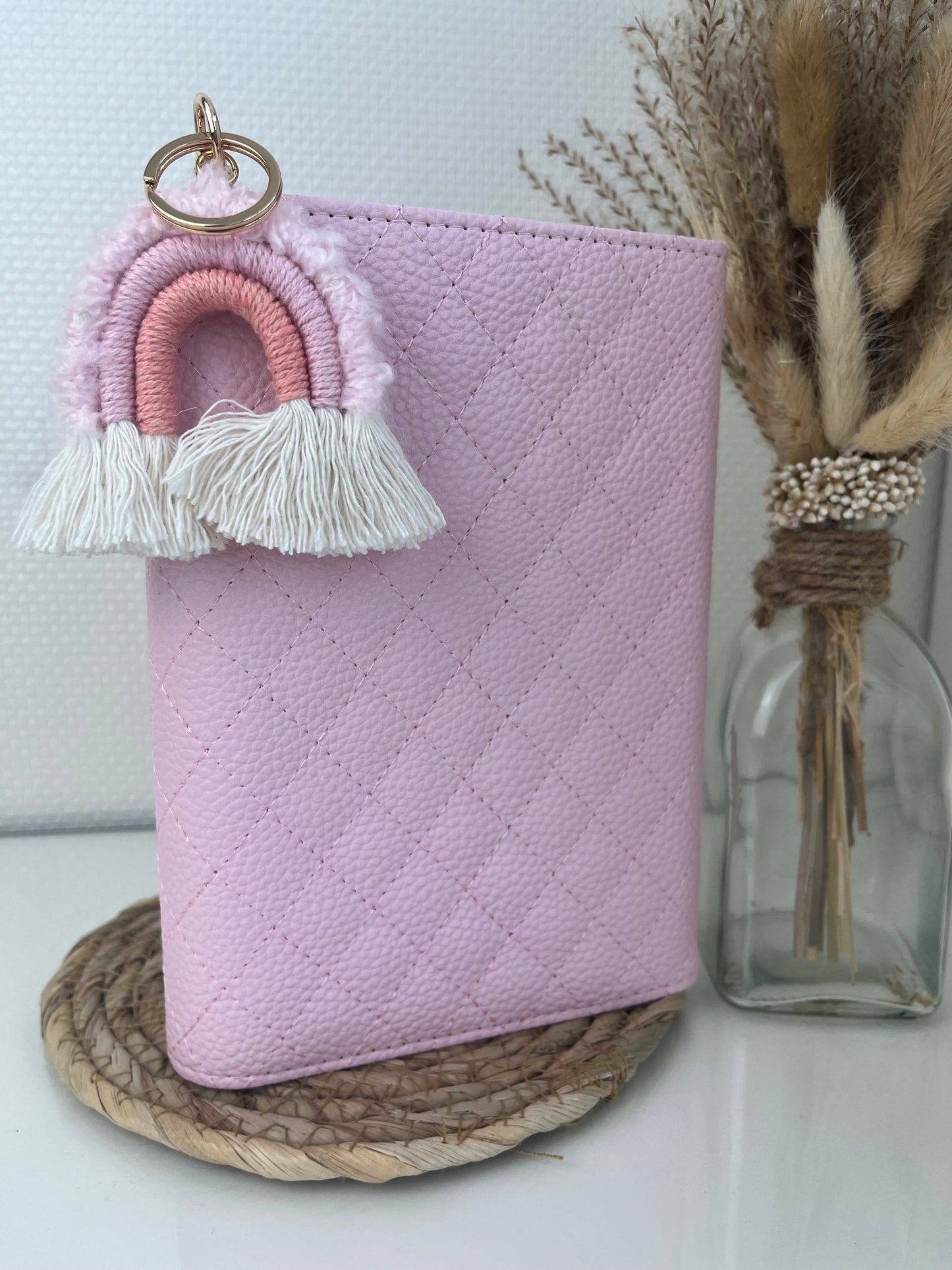 Luxe envelop binder pebble Babypink